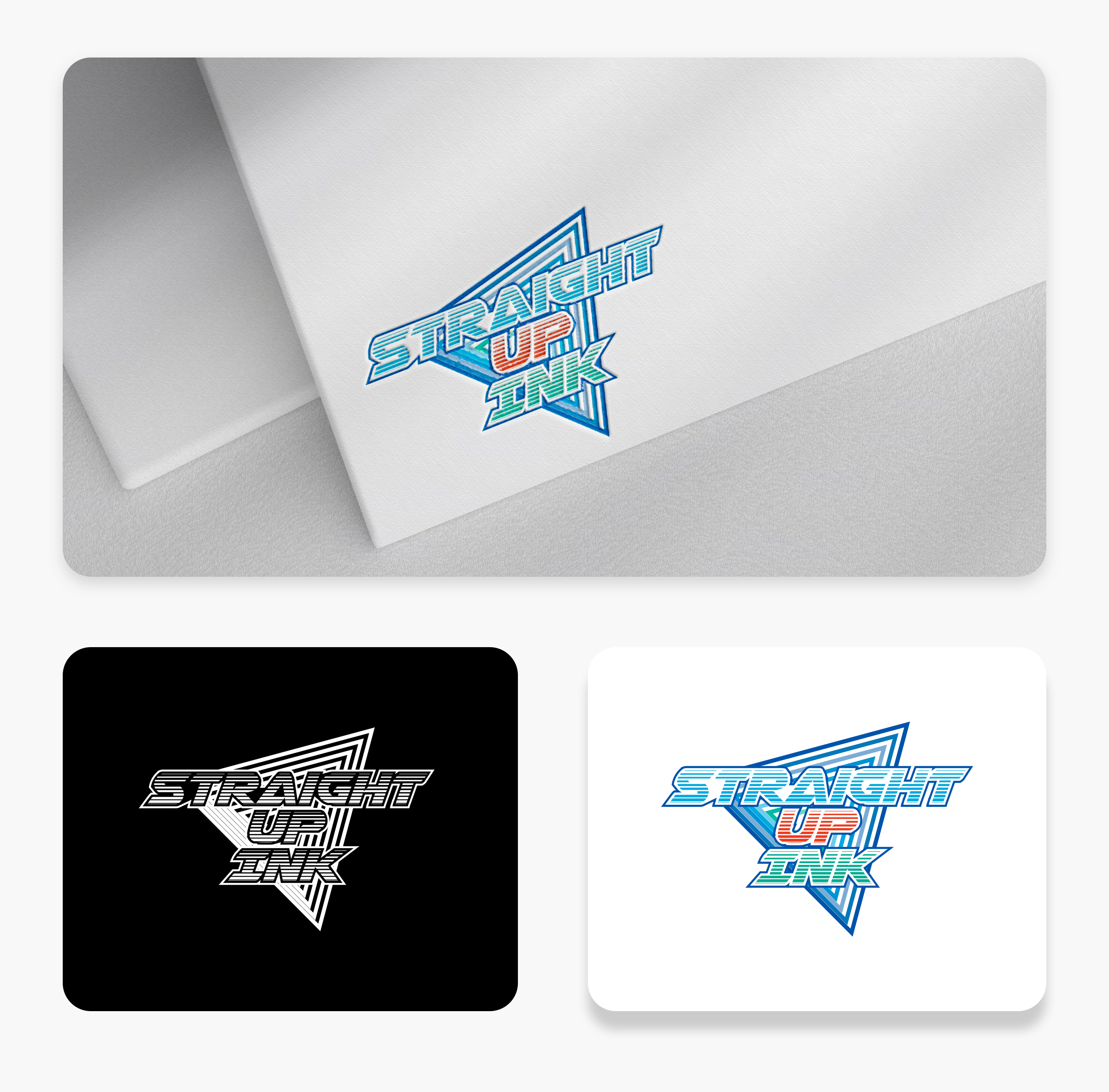 Logo Design by Interloop_Designs for Straight-Up Ink | Design #35262537