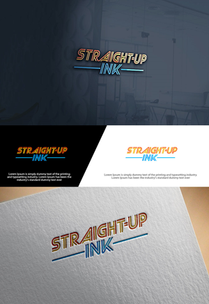 Logo Design by sulemani  creation for Straight-Up Ink | Design: #35265858