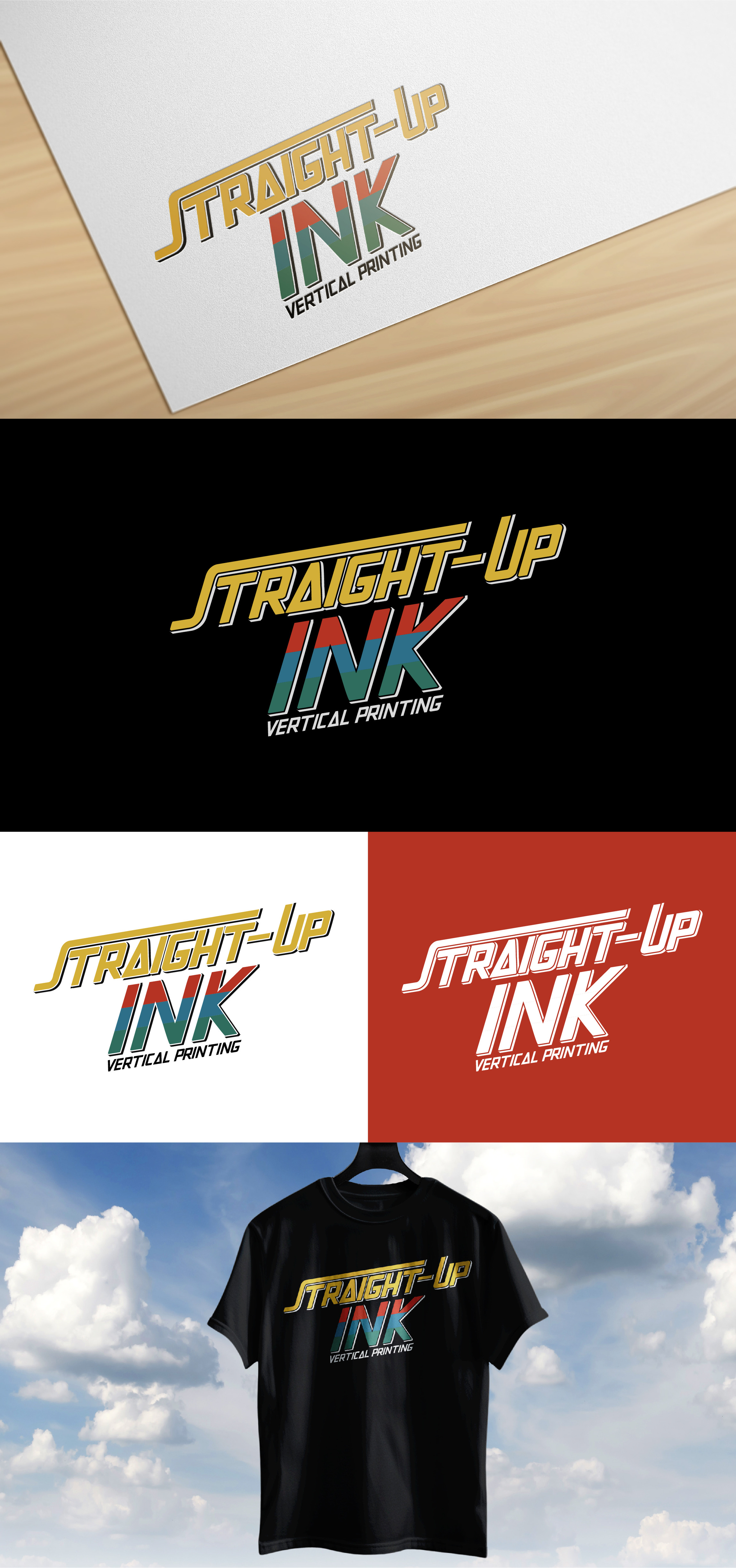 Logo Design by PixelUP Graphics for Straight-Up Ink | Design #35266392