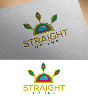 Logo Design by fly  design for Straight-Up Ink | Design: #35266257