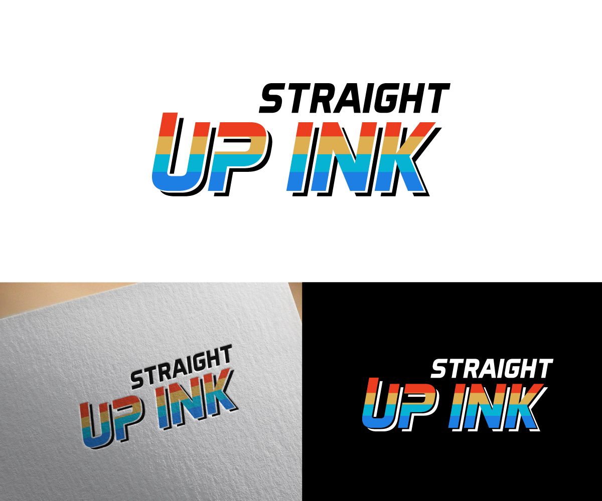 Logo Design by Ansh Design for Straight-Up Ink | Design #35262787
