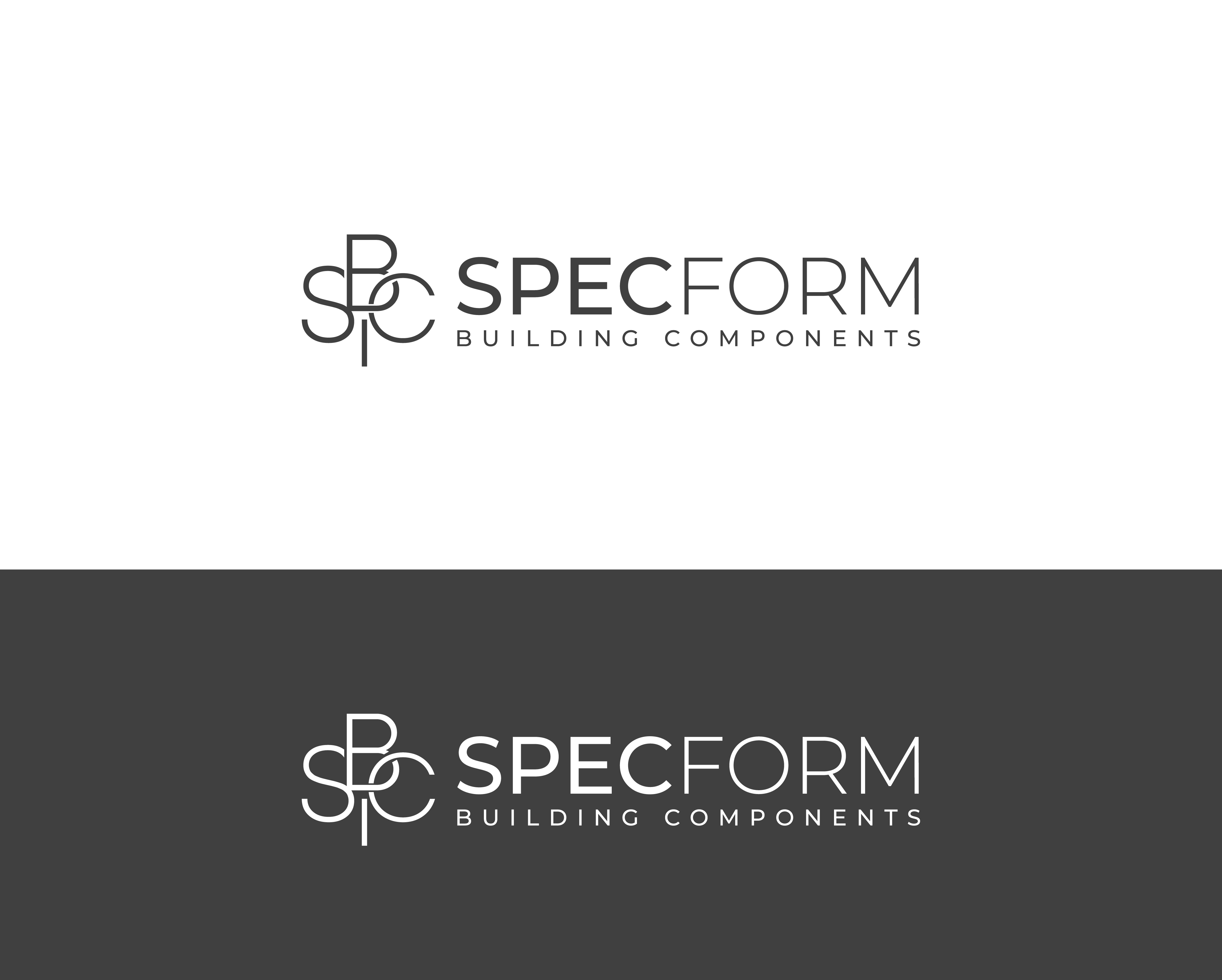 Diseño de Logo por SF Creative para Specform Building Components LLC | Diseño #35267231