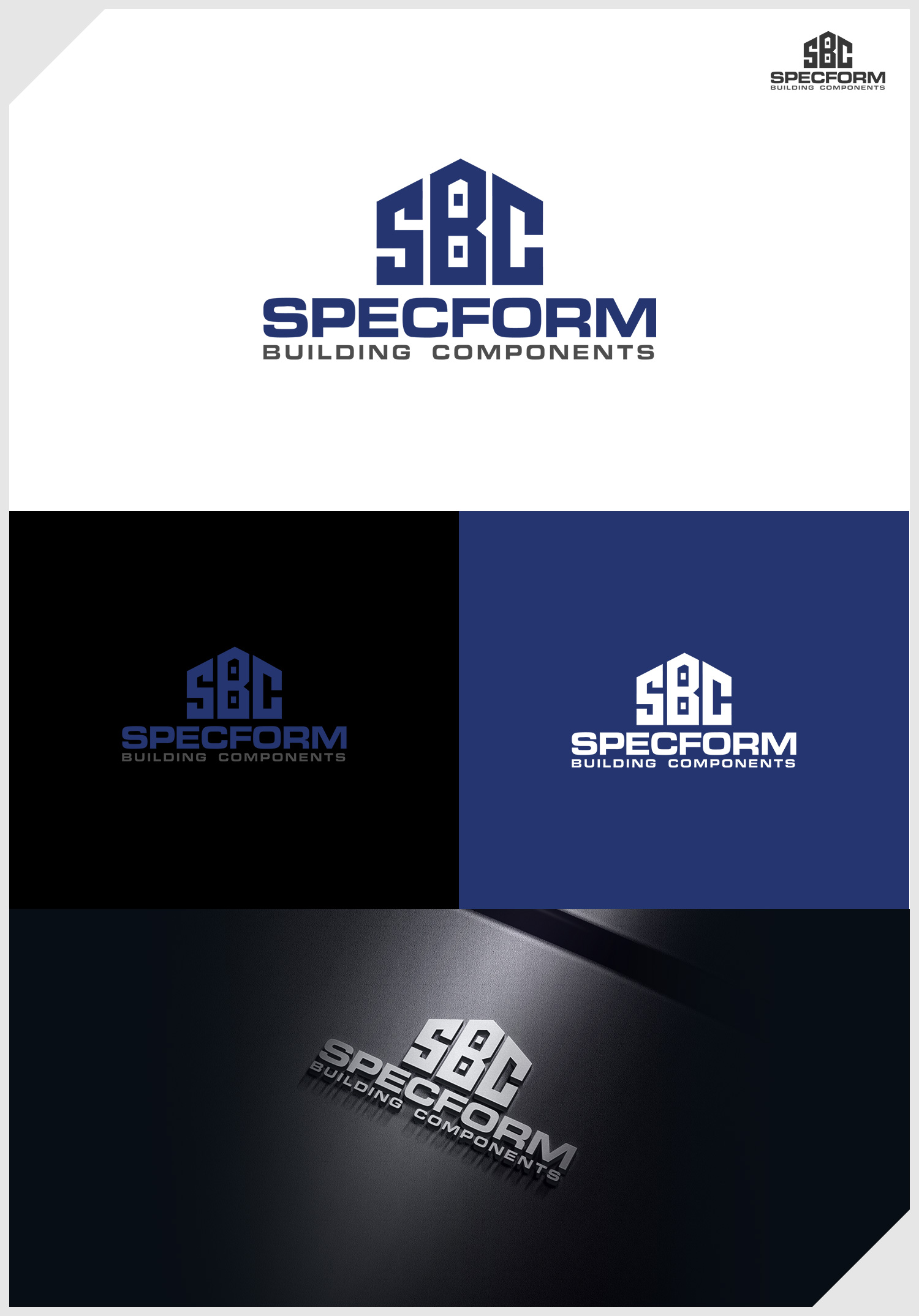 Logo Design by IDesign1606 for Specform Building Components LLC | Design #35279047