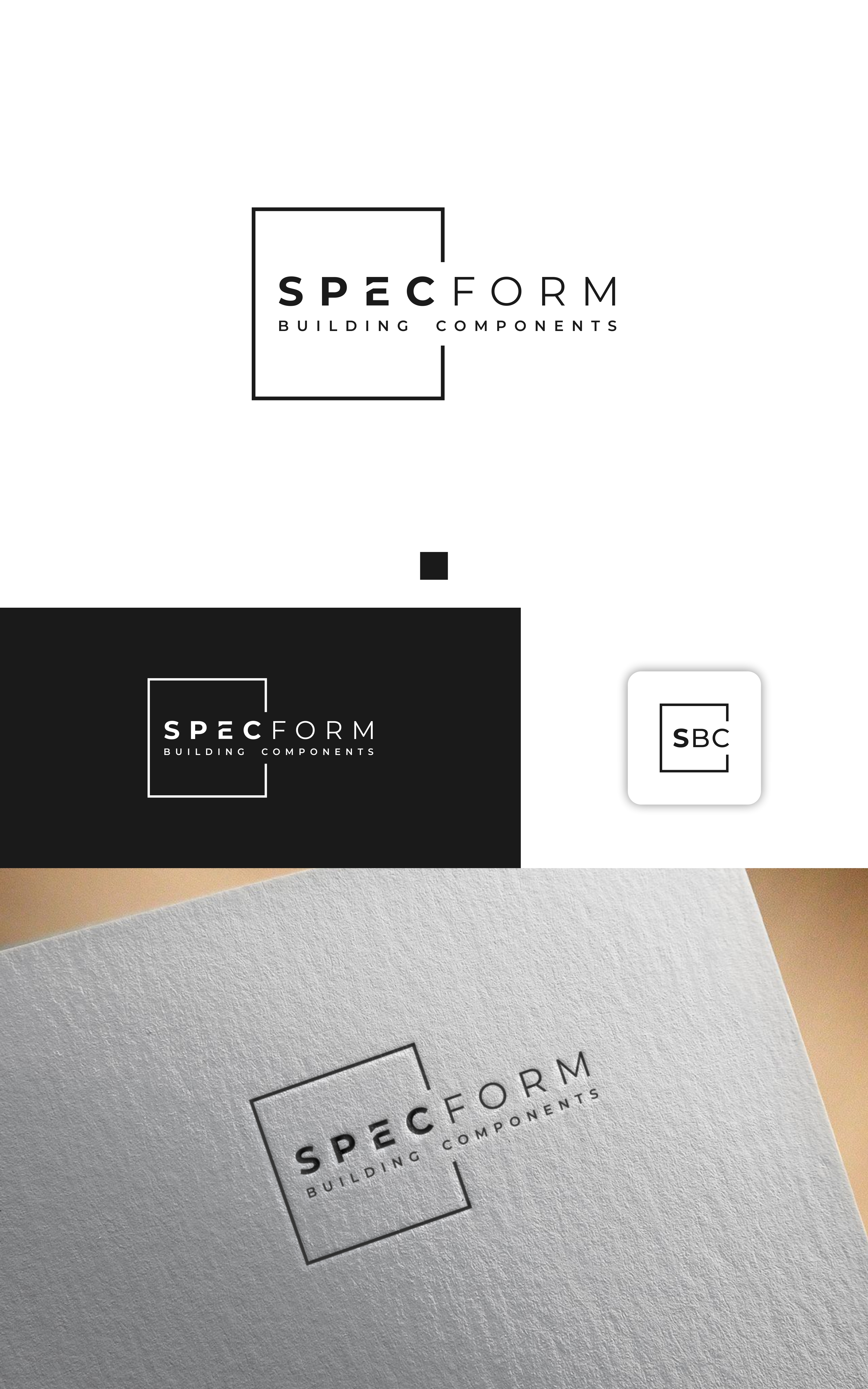 Diseño de Logo por Dell_a.Design para Specform Building Components LLC | Diseño #35267612