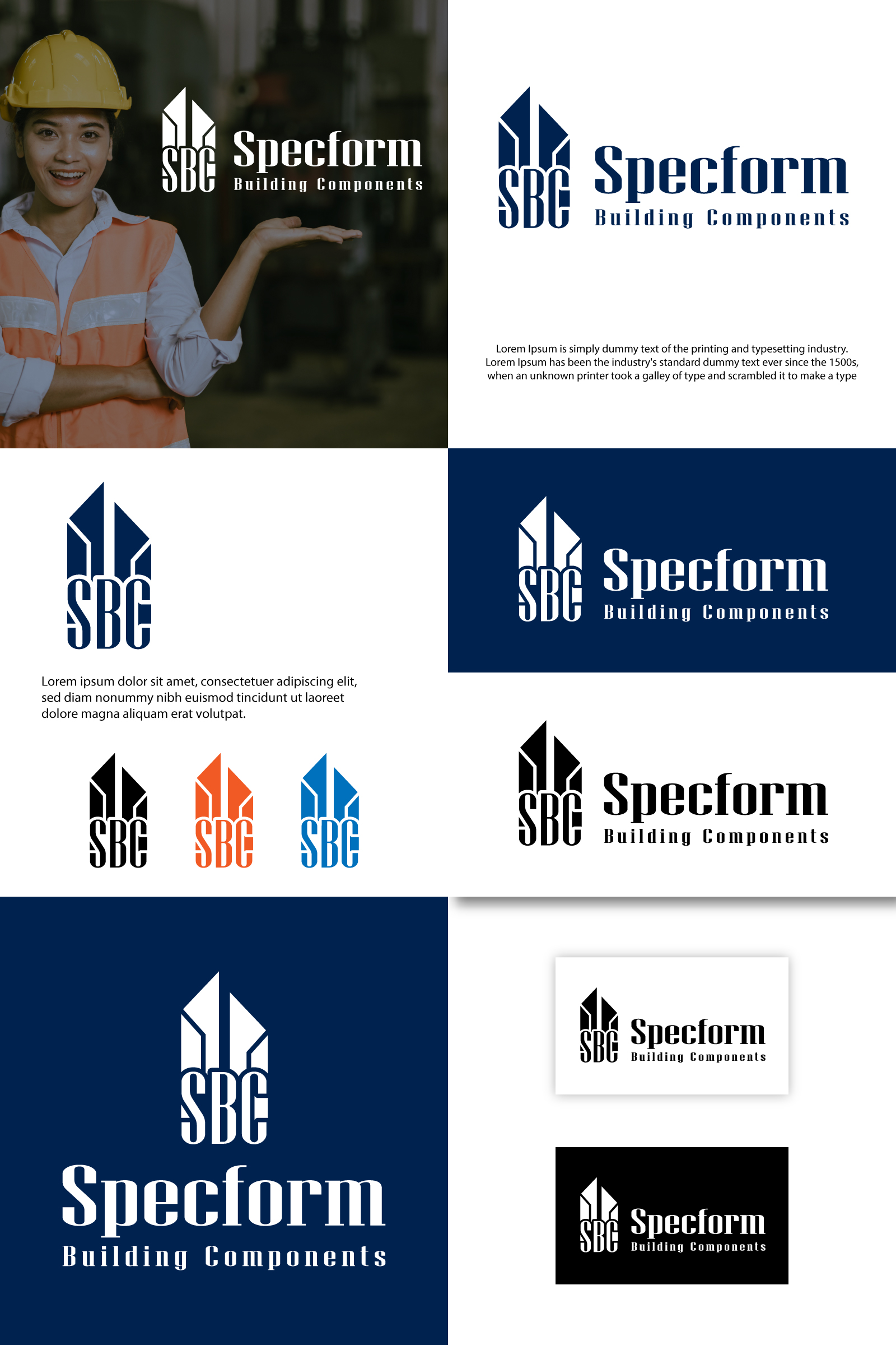 Logo Design by Md. Jubayer for Specform Building Components LLC | Design #35289003