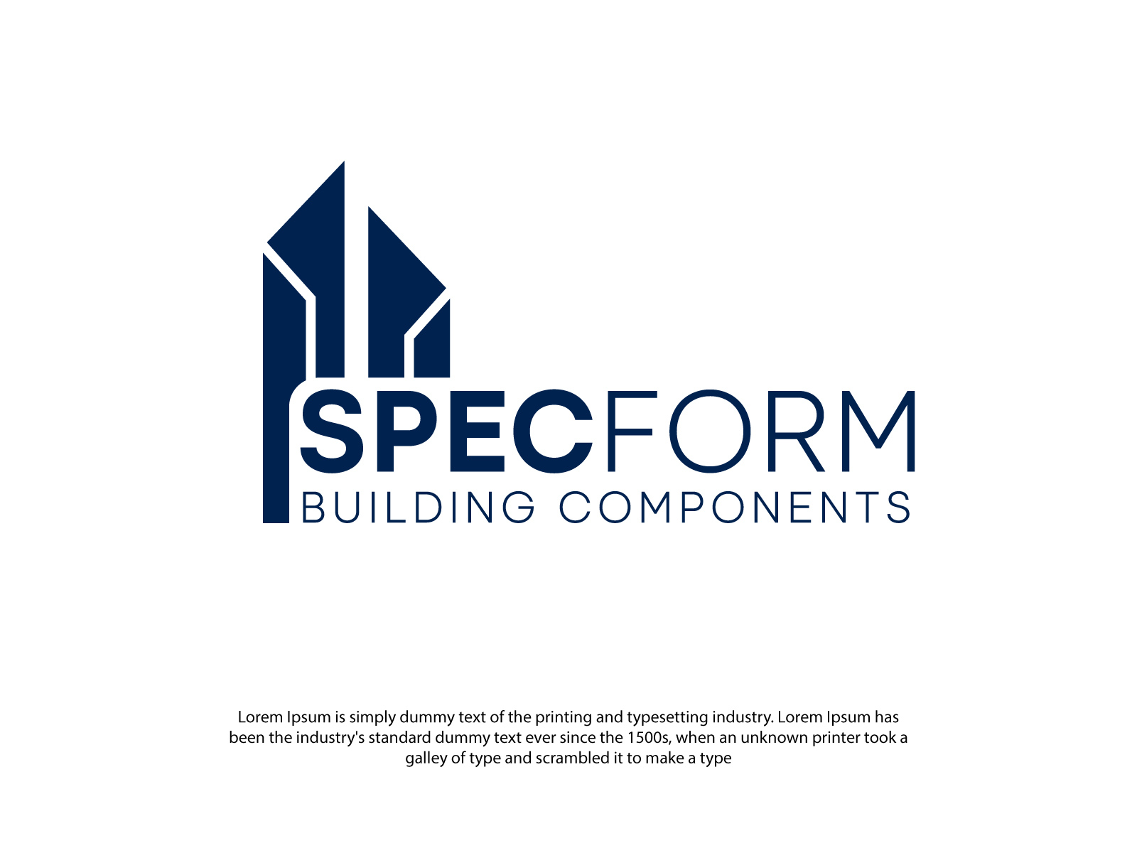 Logo Design by Md. Jubayer for Specform Building Components LLC | Design #35289012