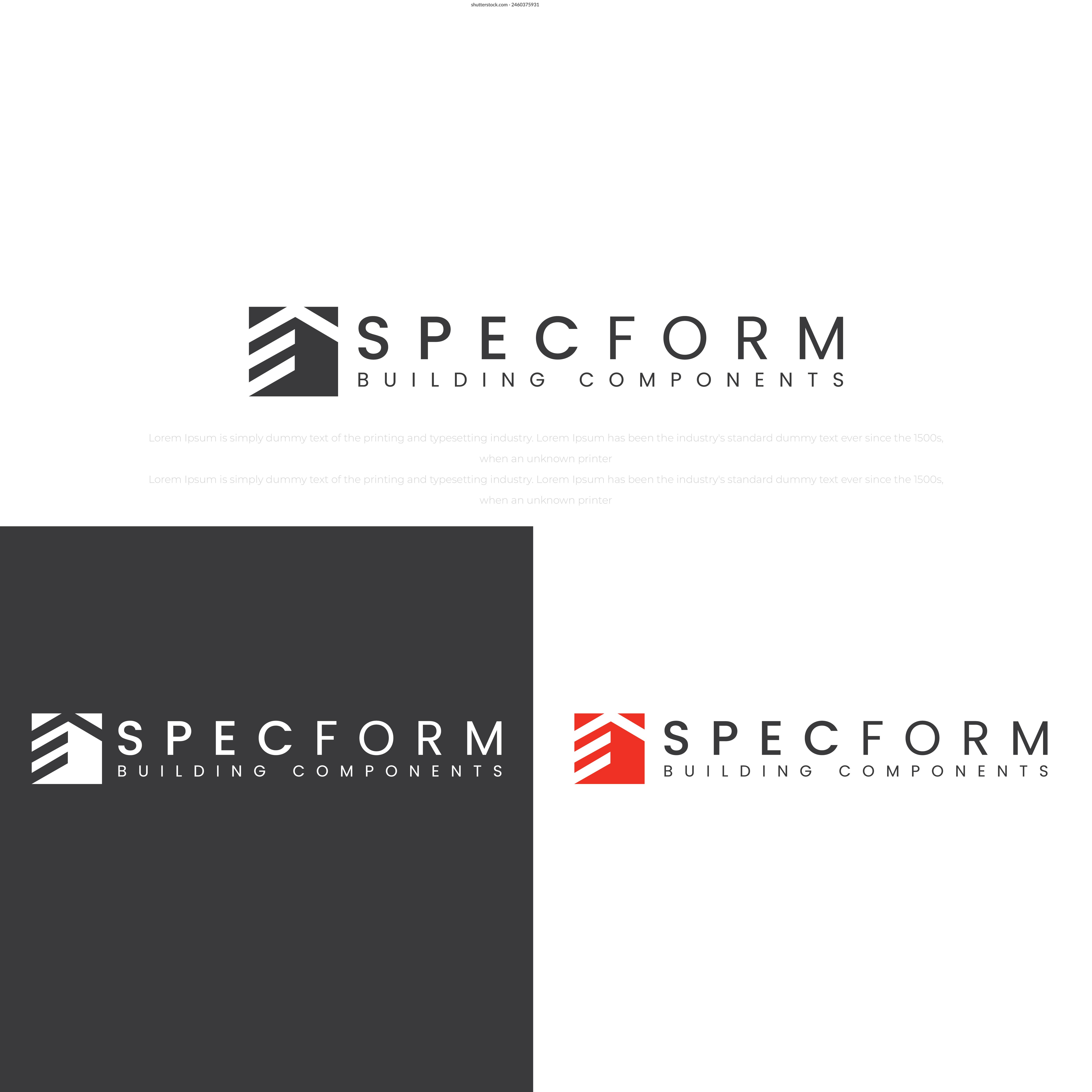 Logo Design by Logo Maker Zone for Specform Building Components LLC | Design #35285635