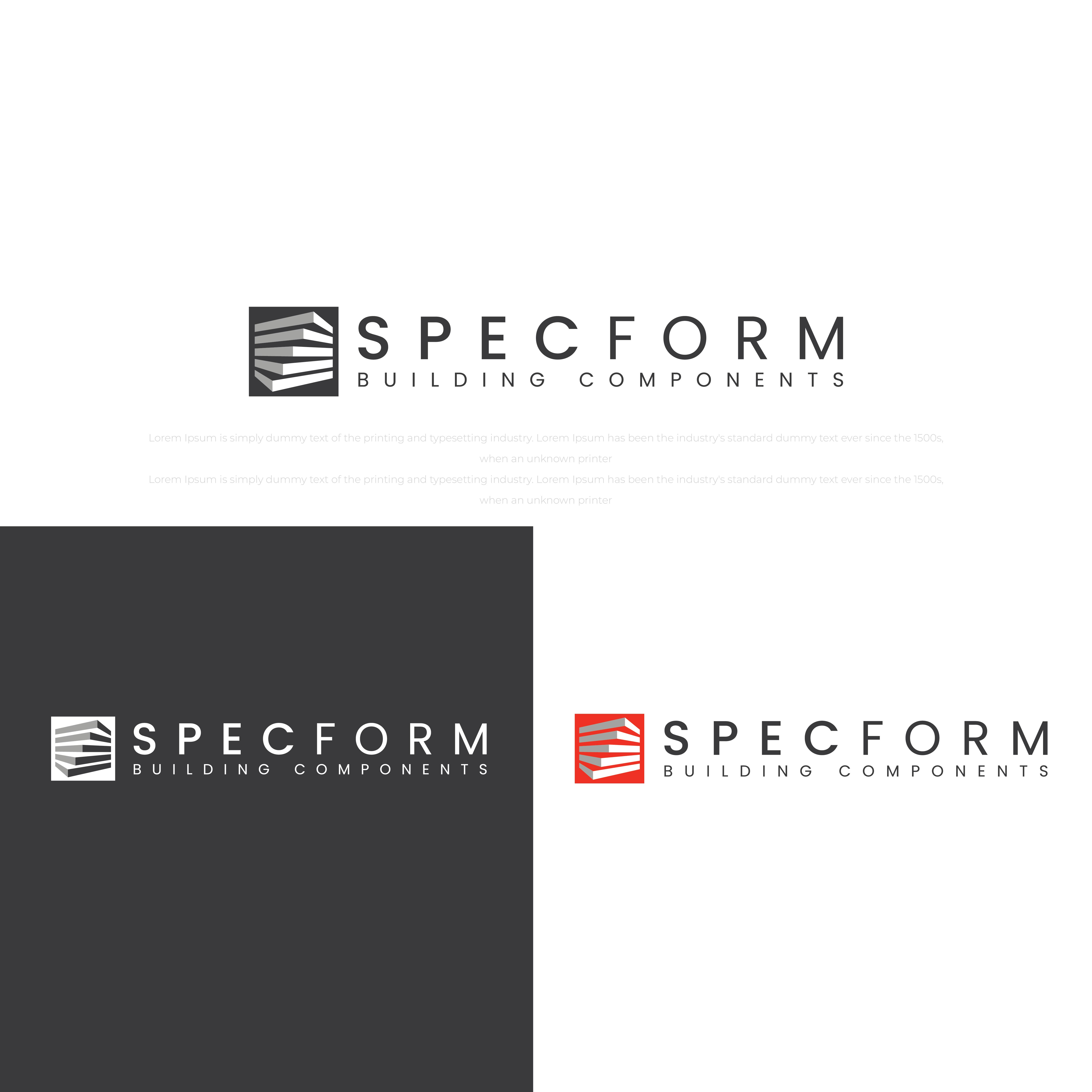 Diseño de Logo por Logo Maker Zone para Specform Building Components LLC | Diseño #35286922