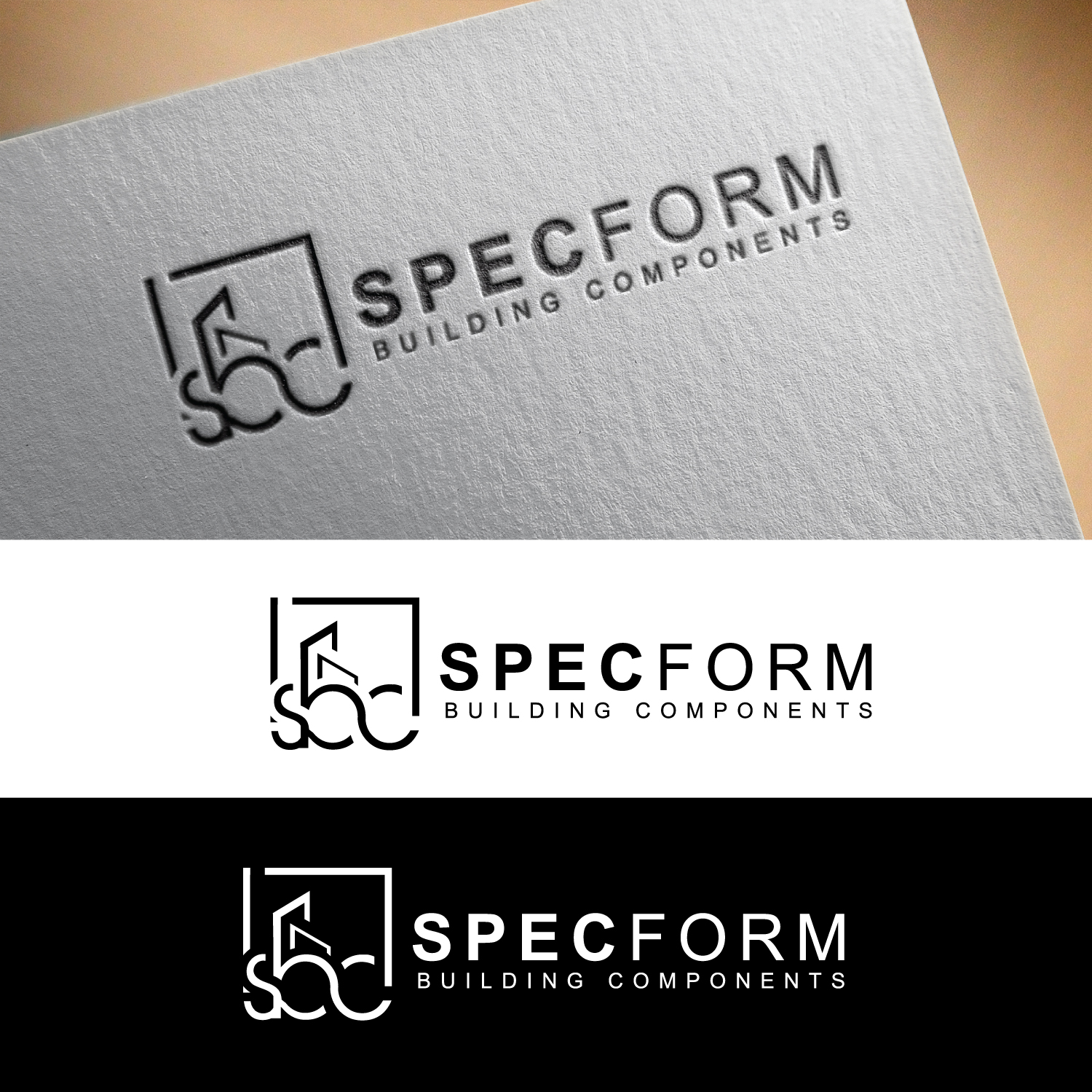 Logo Design by GODDREAMCREATION for Specform Building Components LLC | Design #35271118