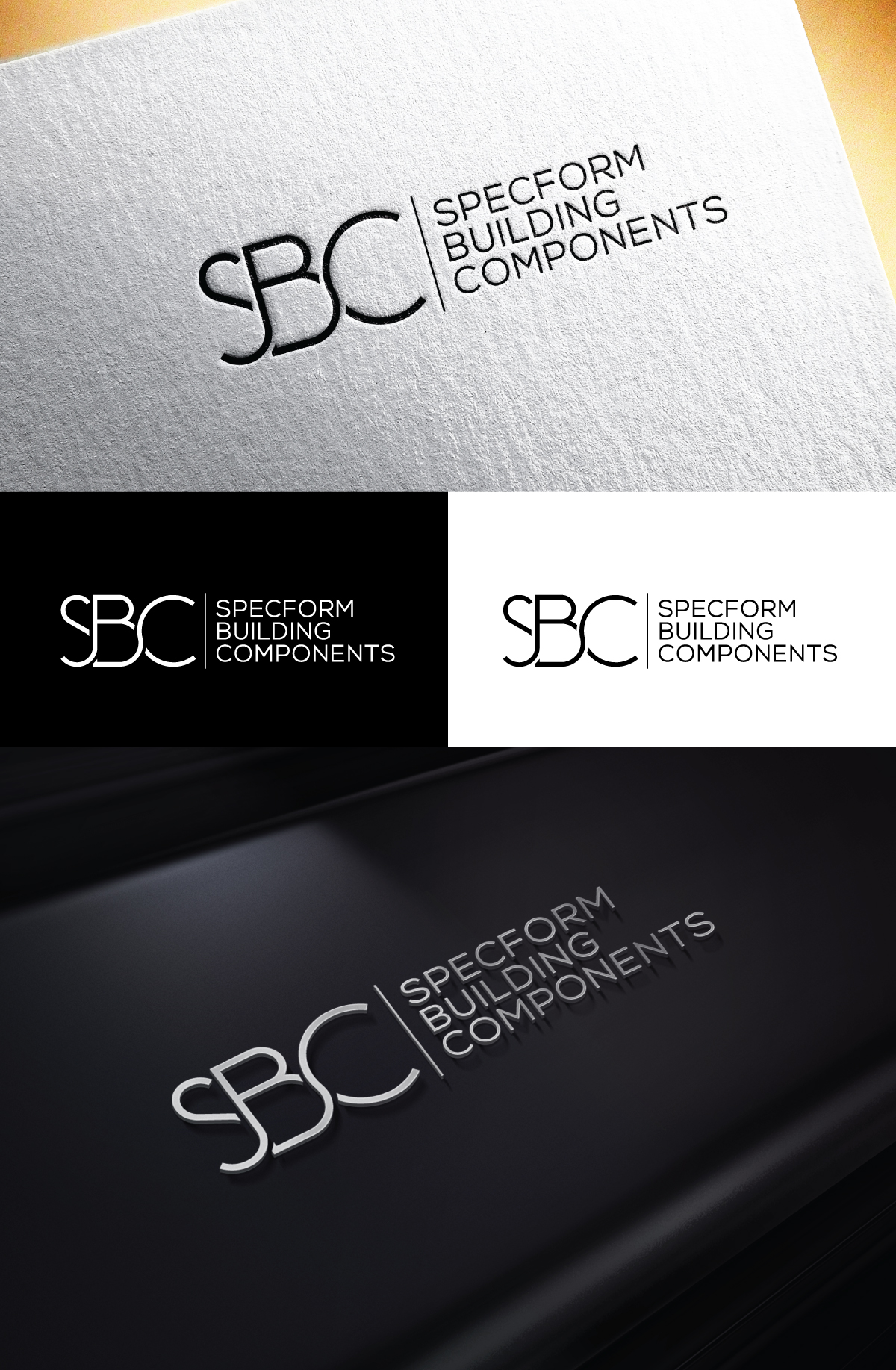Logo Design by step forward 2 for Specform Building Components LLC | Design #35269053