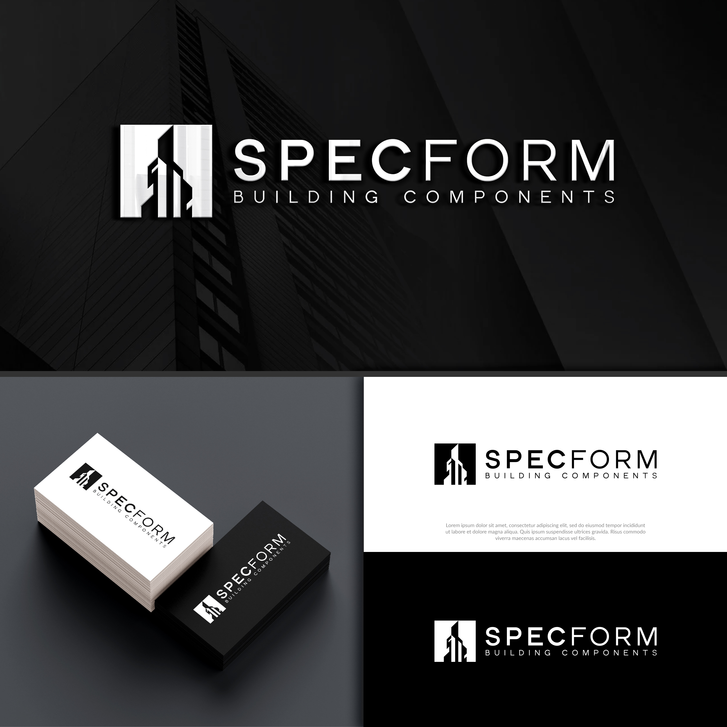 Logo Design by DesignUniq for Specform Building Components LLC | Design #35296028