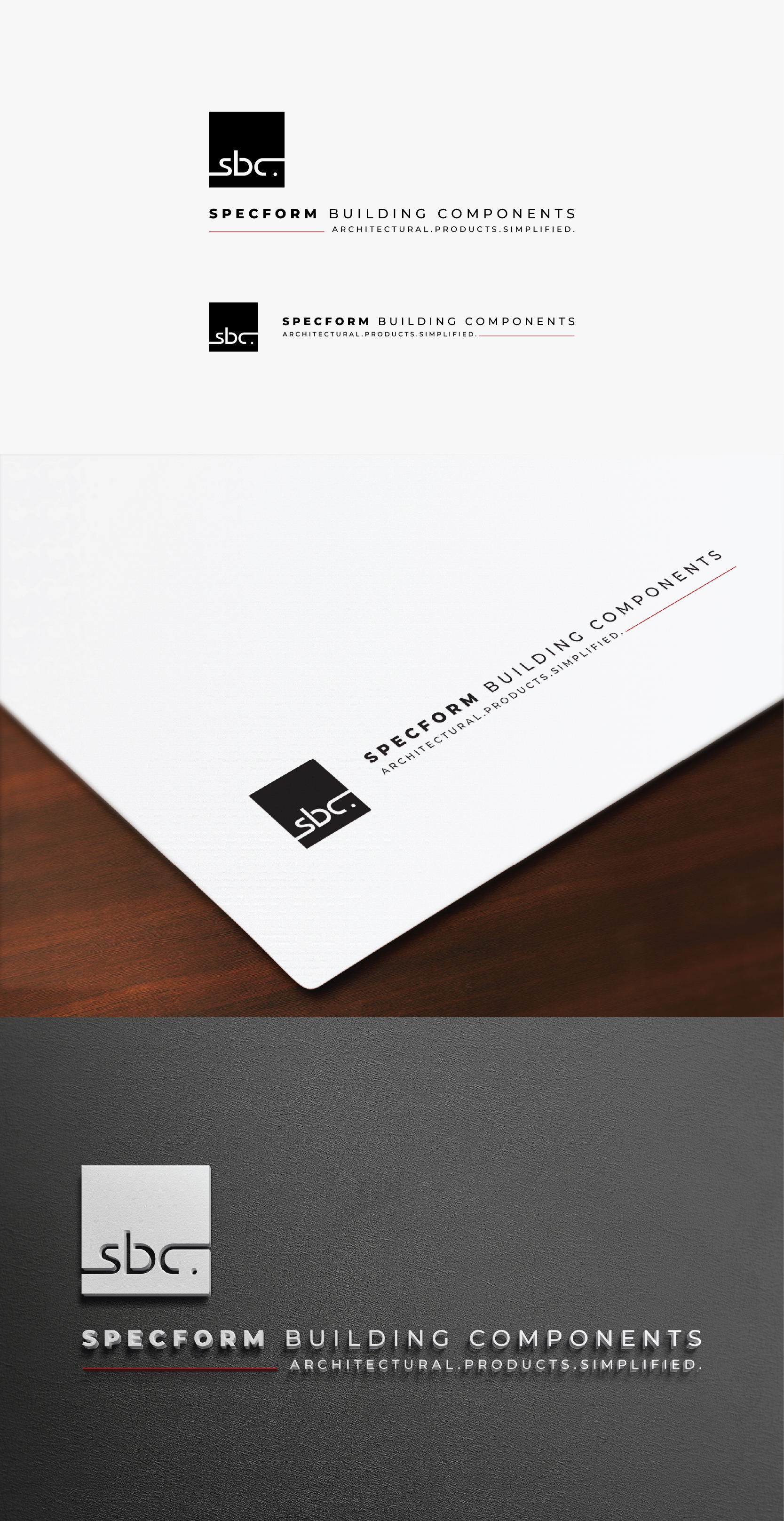 Logo Design by IMilenovic for Specform Building Components LLC | Design #35270129