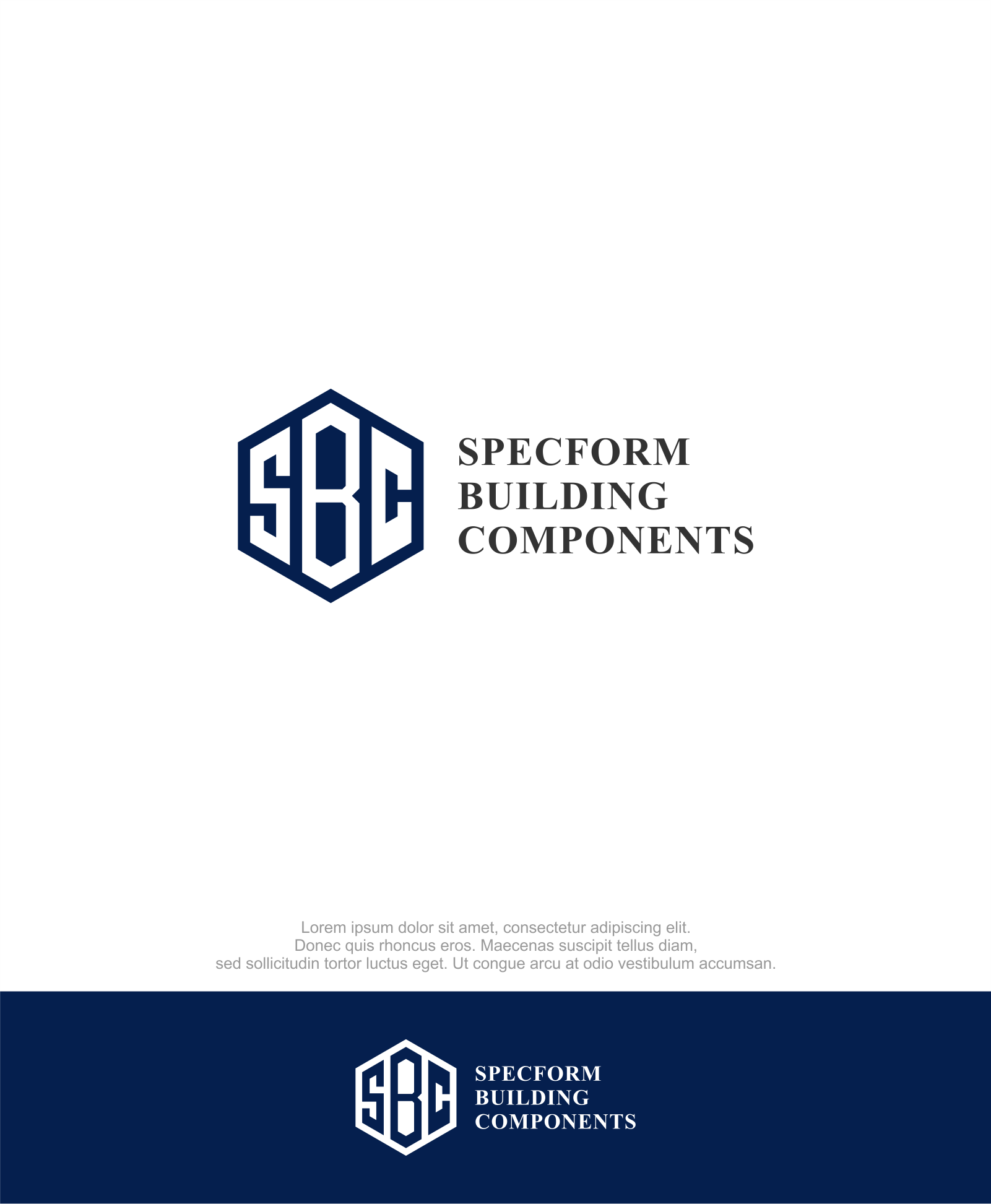 Logo Design by M.Syaiful Huda for Specform Building Components LLC | Design #35267763