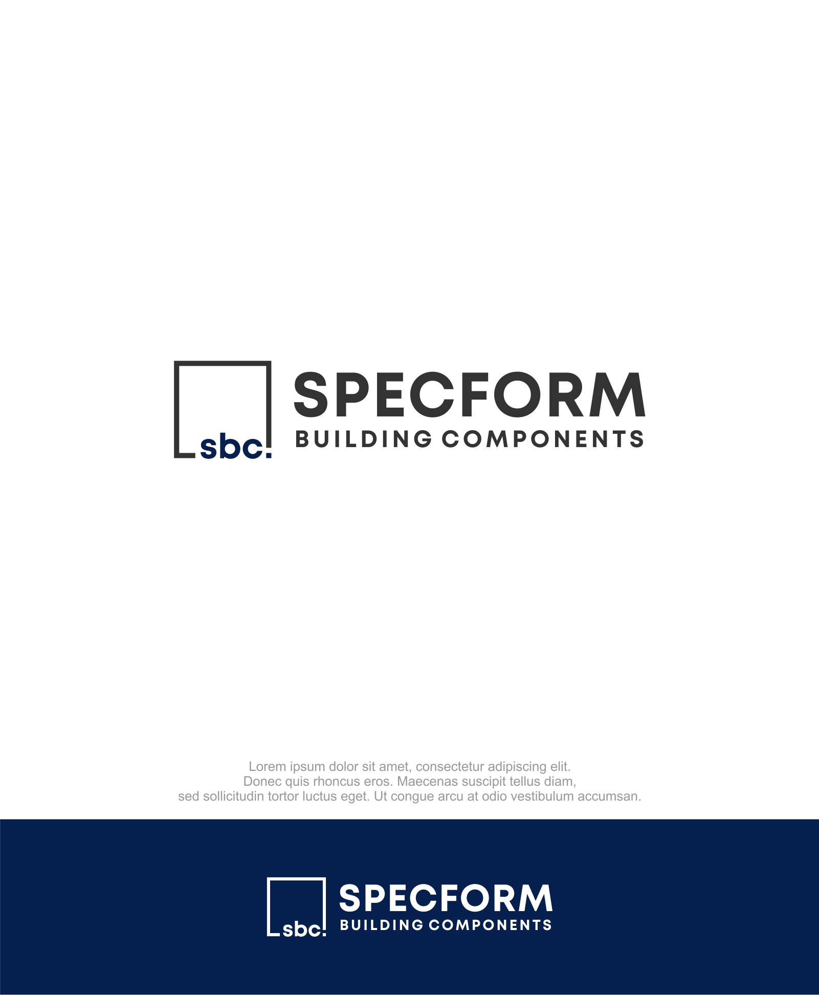 Logo Design by M.Syaiful Huda for Specform Building Components LLC | Design #35267776