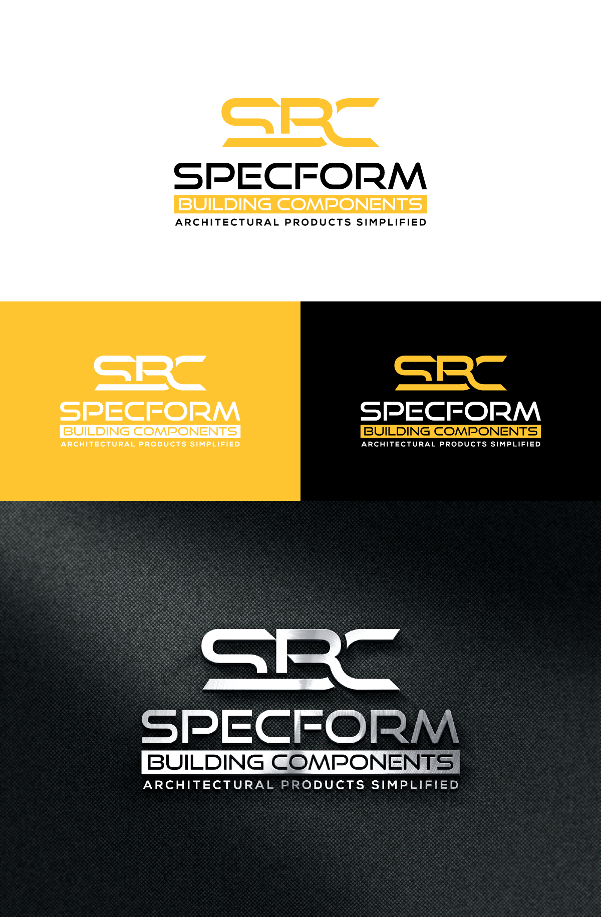 Logo-Design von Ayub Zafar für Specform Building Components LLC | Design #35277354