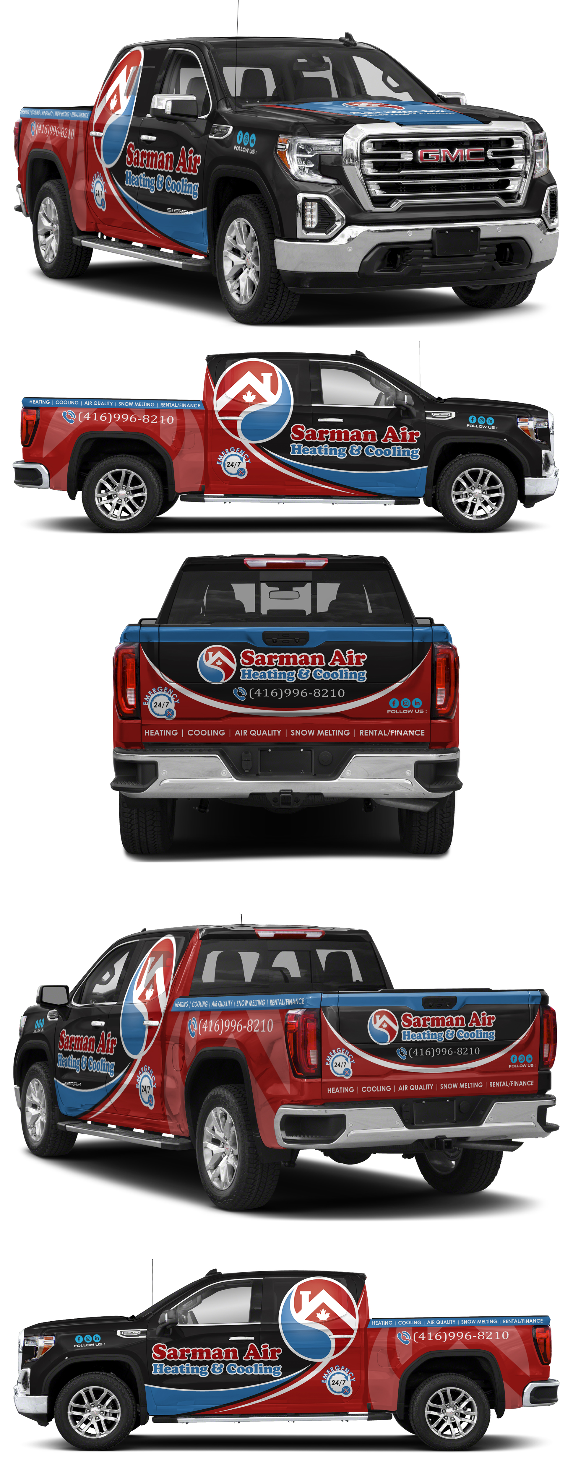 Graphic Design by AZ_Studio for Sarman Air | Design #35276750