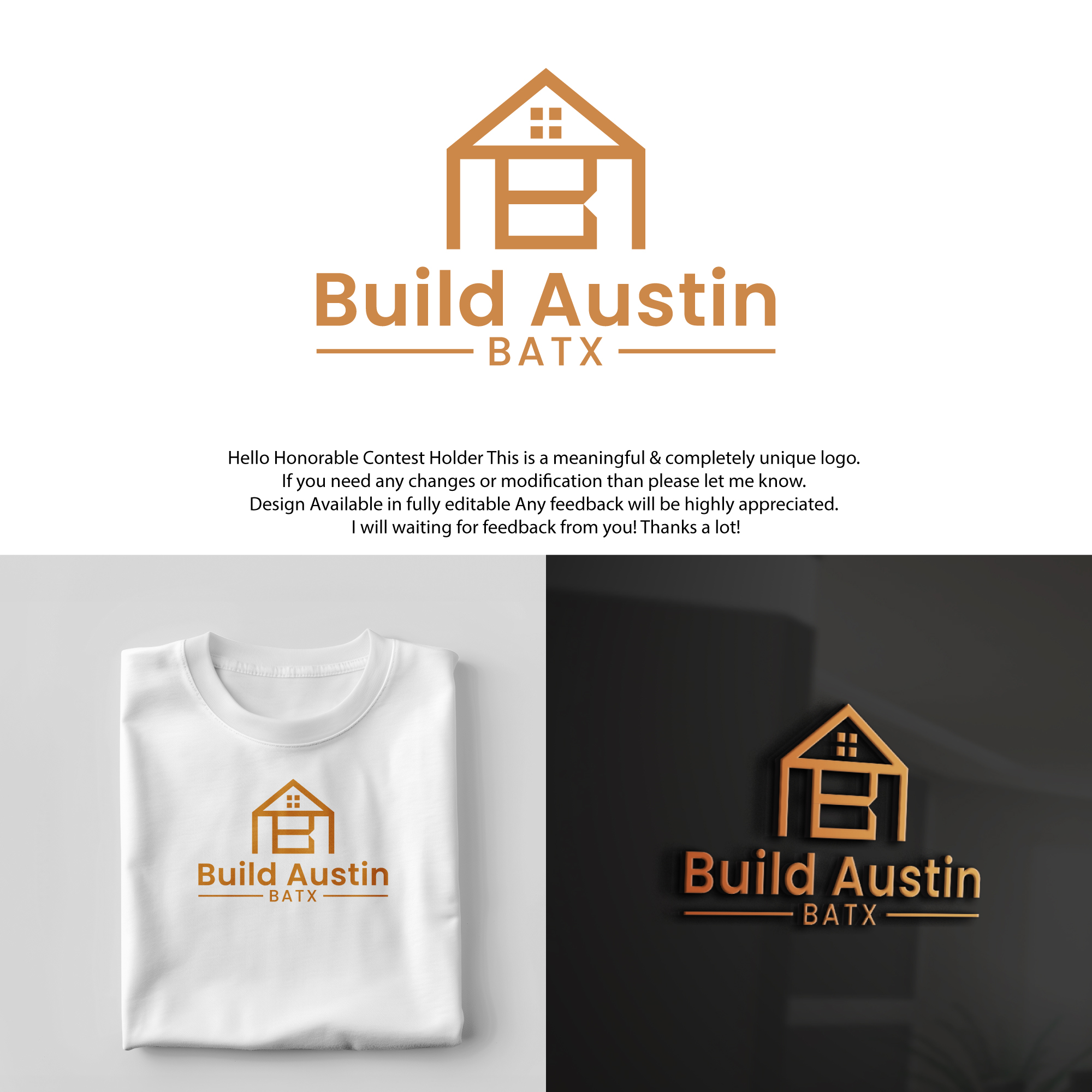 Logo Design by Designerrasedul for Build Austin TX | Design #35277852
