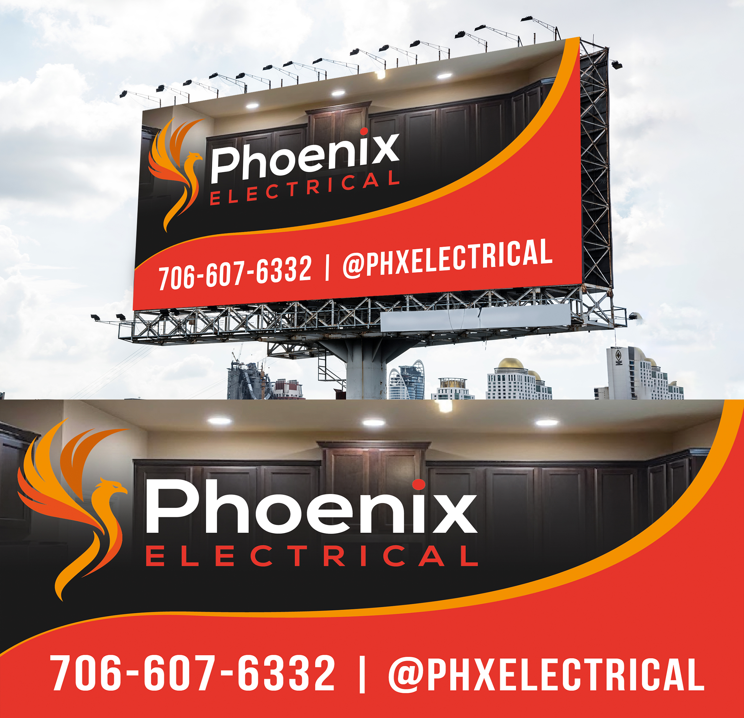 Signage Design by WrapTonic24 for Phoenix Electrical LLC | Design #35279136