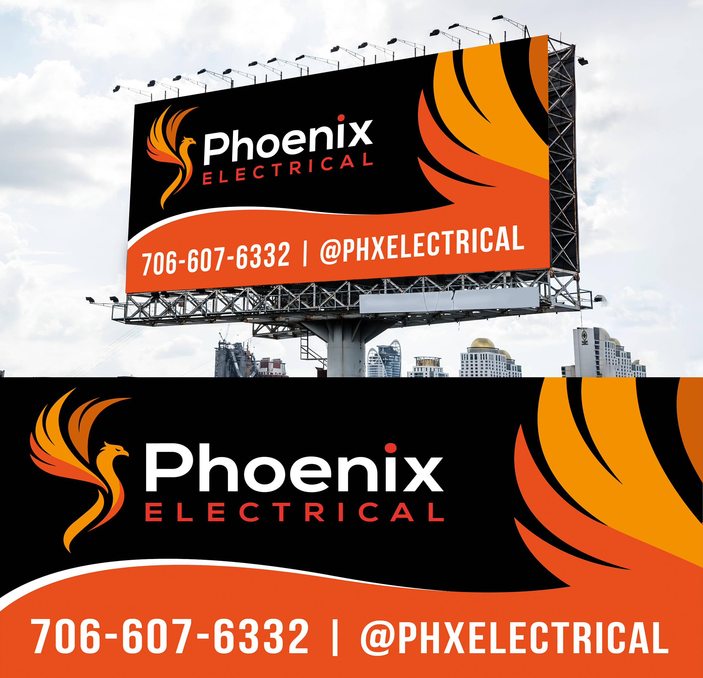 Signage Design by WrapTonic24 for Phoenix Electrical LLC | Design #35279162