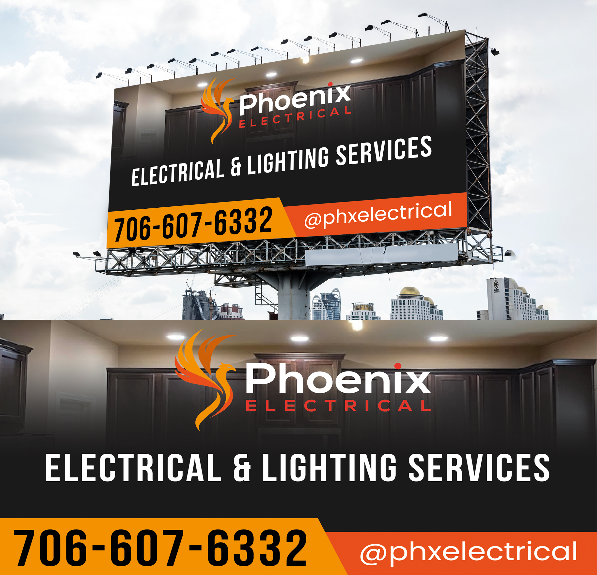 Diseño de Señalética por WrapTonic24 para Phoenix Electrical LLC | Diseño #35279163