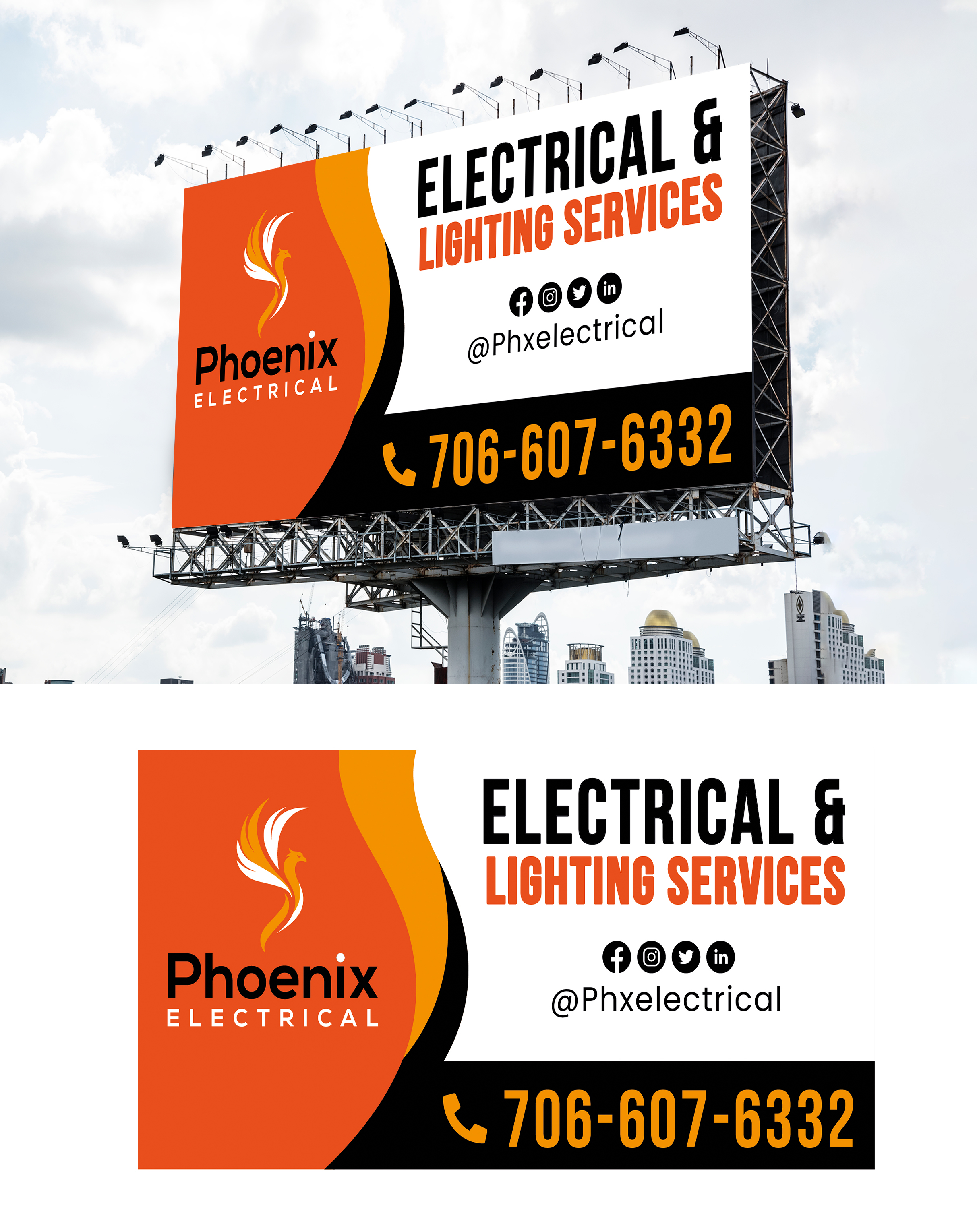 Diseño de Señalética por WrapTonic24 para Phoenix Electrical LLC | Diseño #35318253