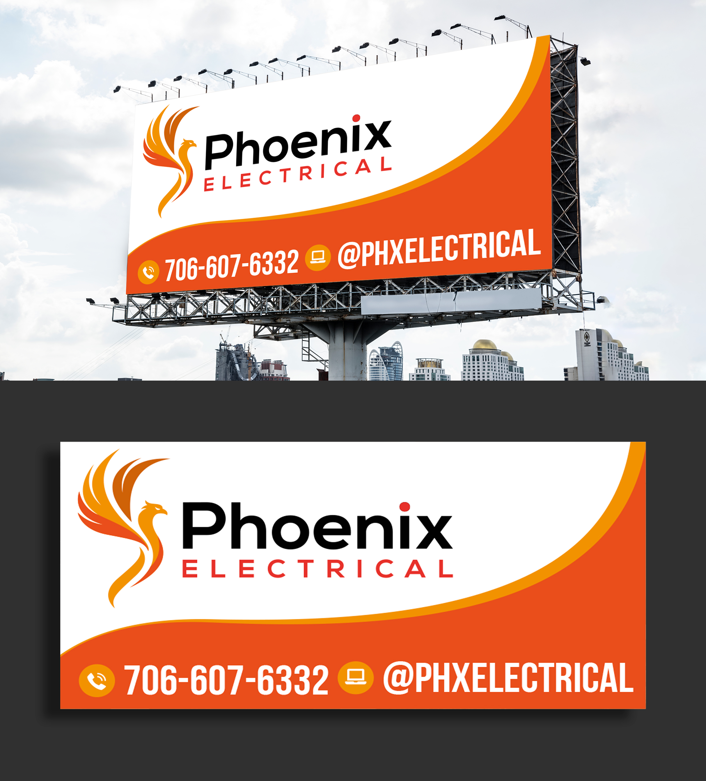 Diseño de Señalética por WrapTonic24 para Phoenix Electrical LLC | Diseño #35359884