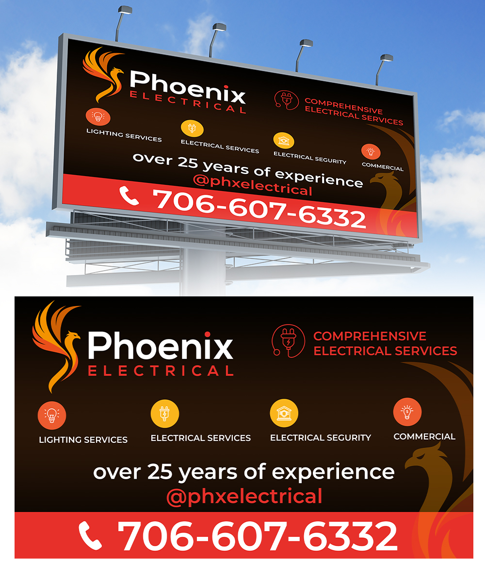 Schilder-Design von StudioD™ für Phoenix Electrical LLC | Design #35273348