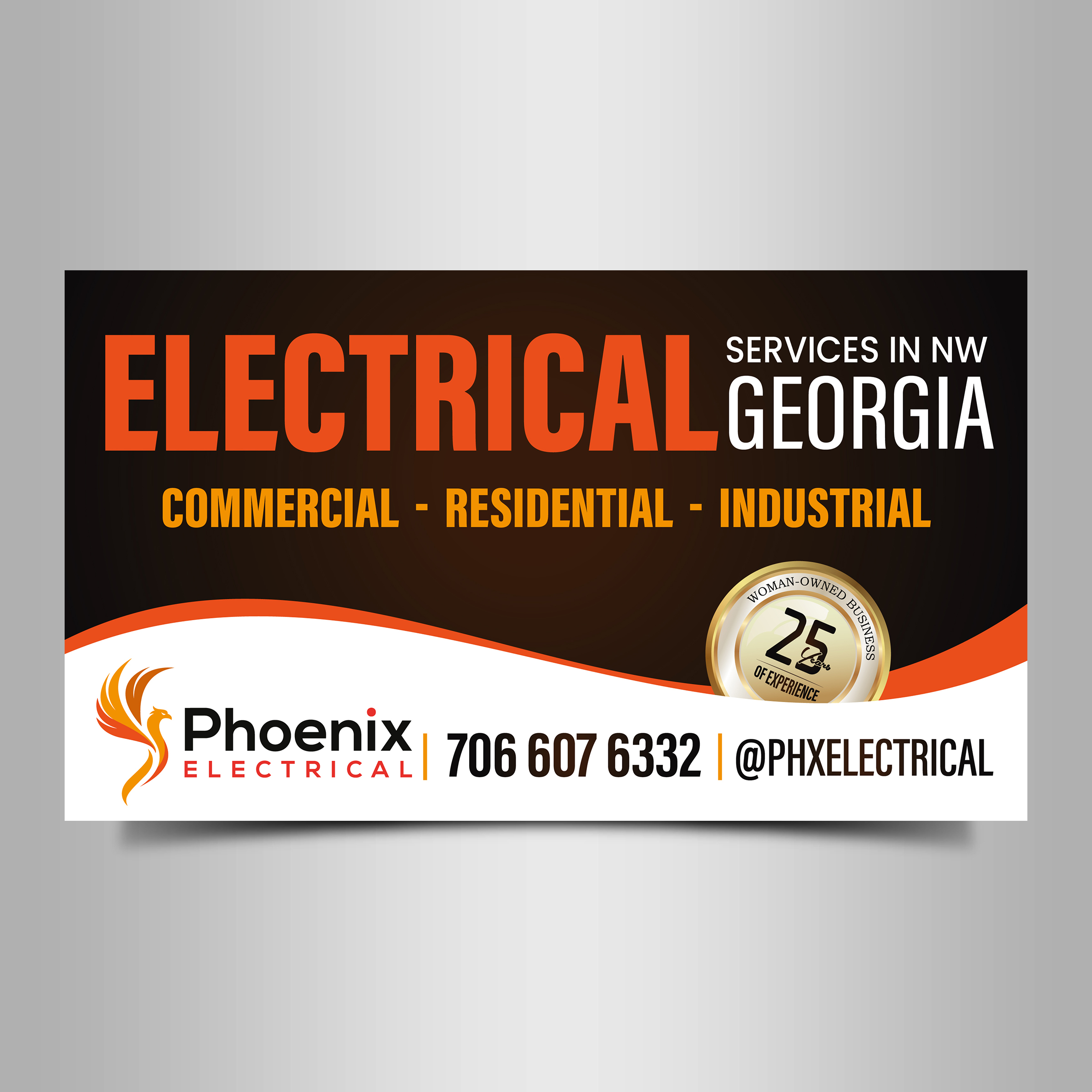 Signage Design by Adi GFX for Phoenix Electrical LLC | Design #35282497