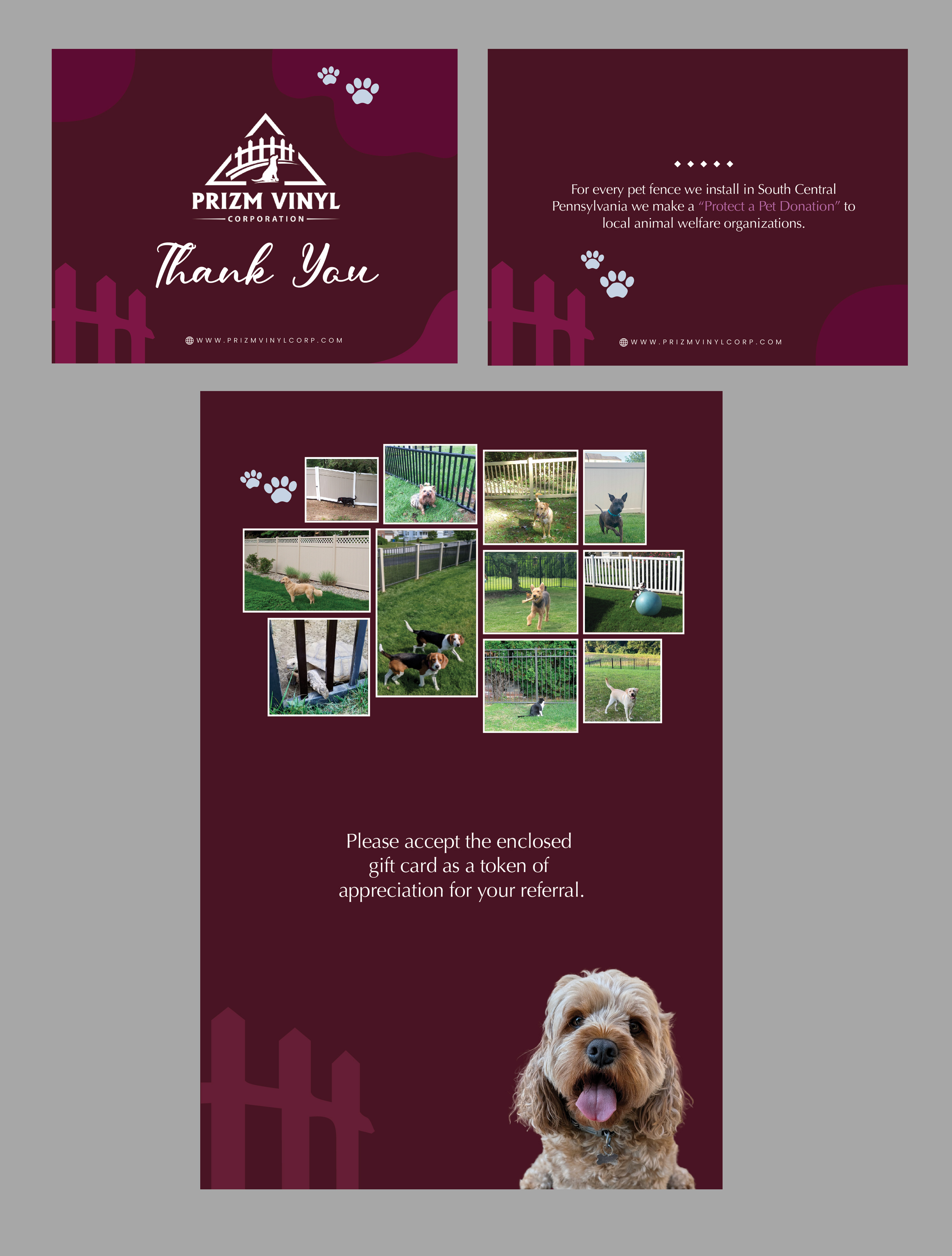 Postcard Design by Stan$oul for Prizm Vinyl Corporation | Design #35393101