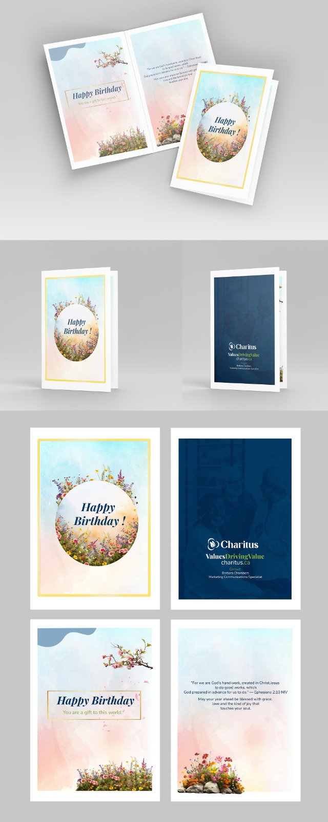 Stationery Design by Design Motion for Charitus | Design #35300851