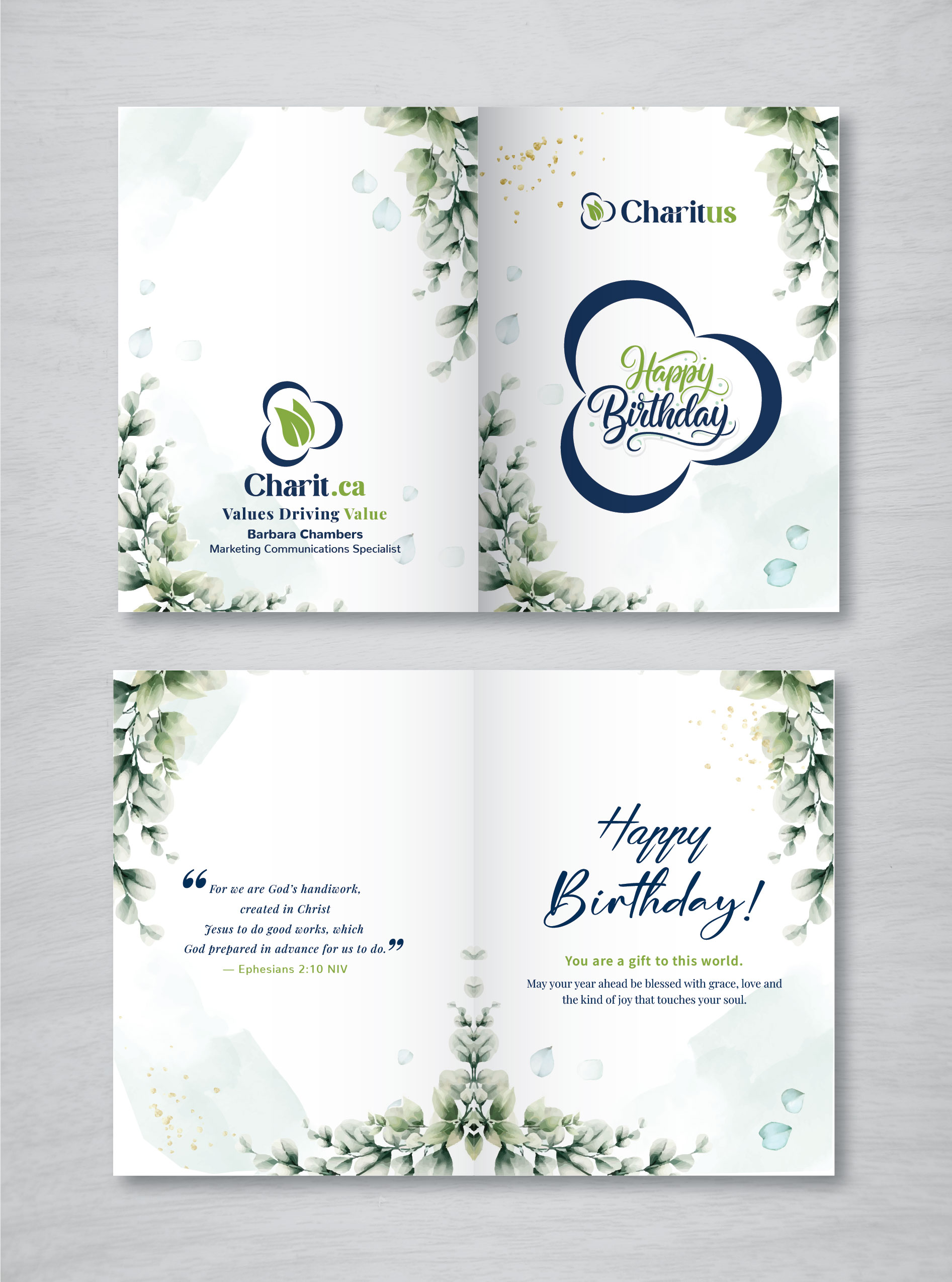 Stationery Design by artbitin for Charitus | Design #35275601