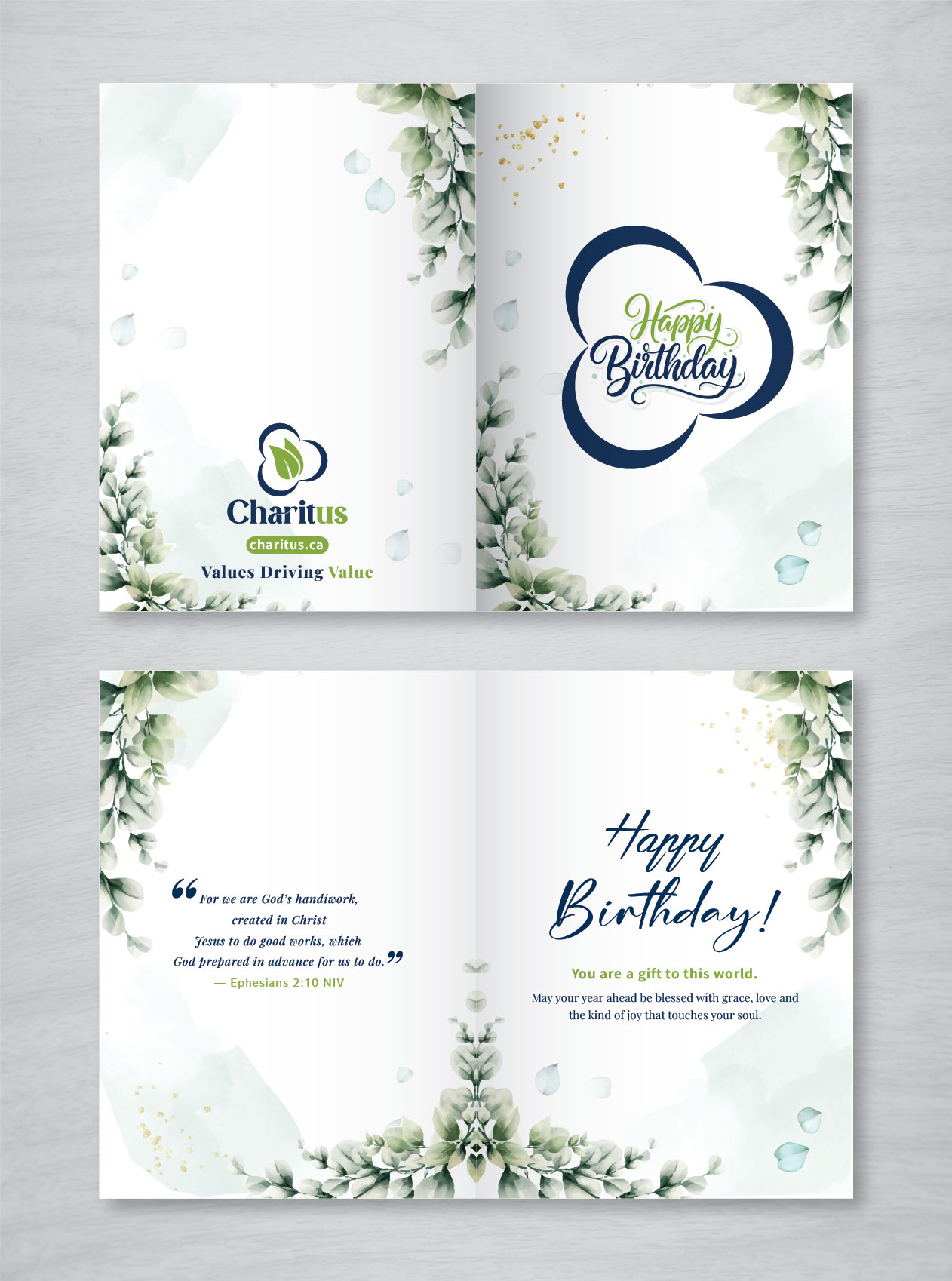 Stationery Design by artbitin for Charitus | Design #35300037