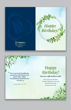 Graphically Innovative Birthday Card