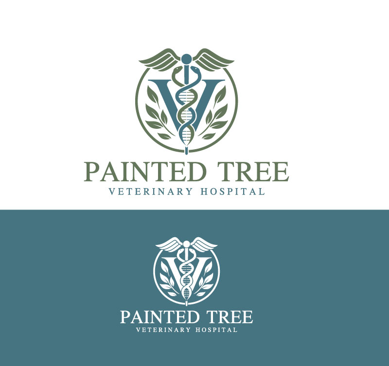 Logo Design by Cliping_path for Painted Tree Veterinary Hospital | Design #35299930