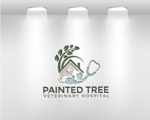 Logo Design by amran mollaa for Painted Tree Veterinary Hospital | Design: #35279515