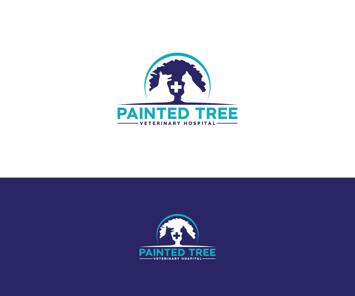Logo Design by Widi Nalendra for Painted Tree Veterinary Hospital | Design #35275527