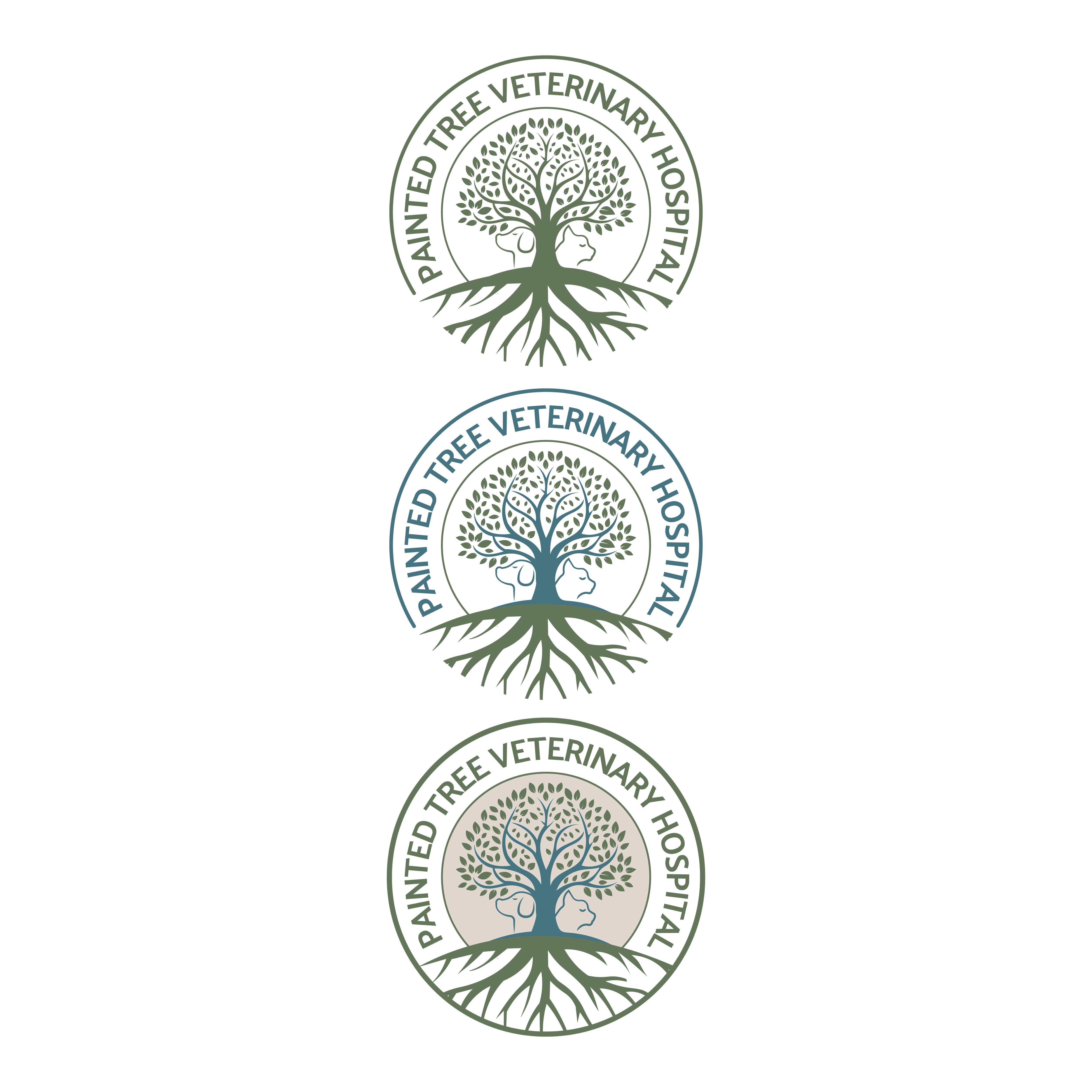Logo Design by Merin gopi for Painted Tree Veterinary Hospital | Design #35343923