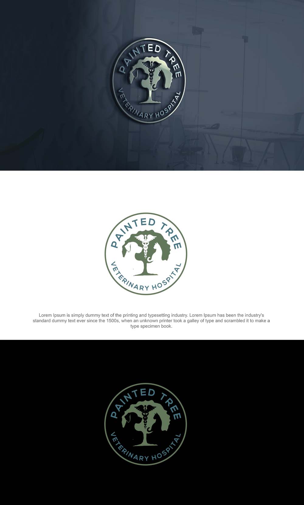 Logo Design by DesignSNW for Painted Tree Veterinary Hospital | Design #35275315