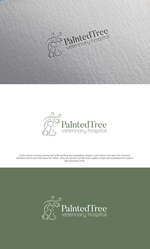 Logo Design by DesignSNW for Painted Tree Veterinary Hospital | Design: #35275316