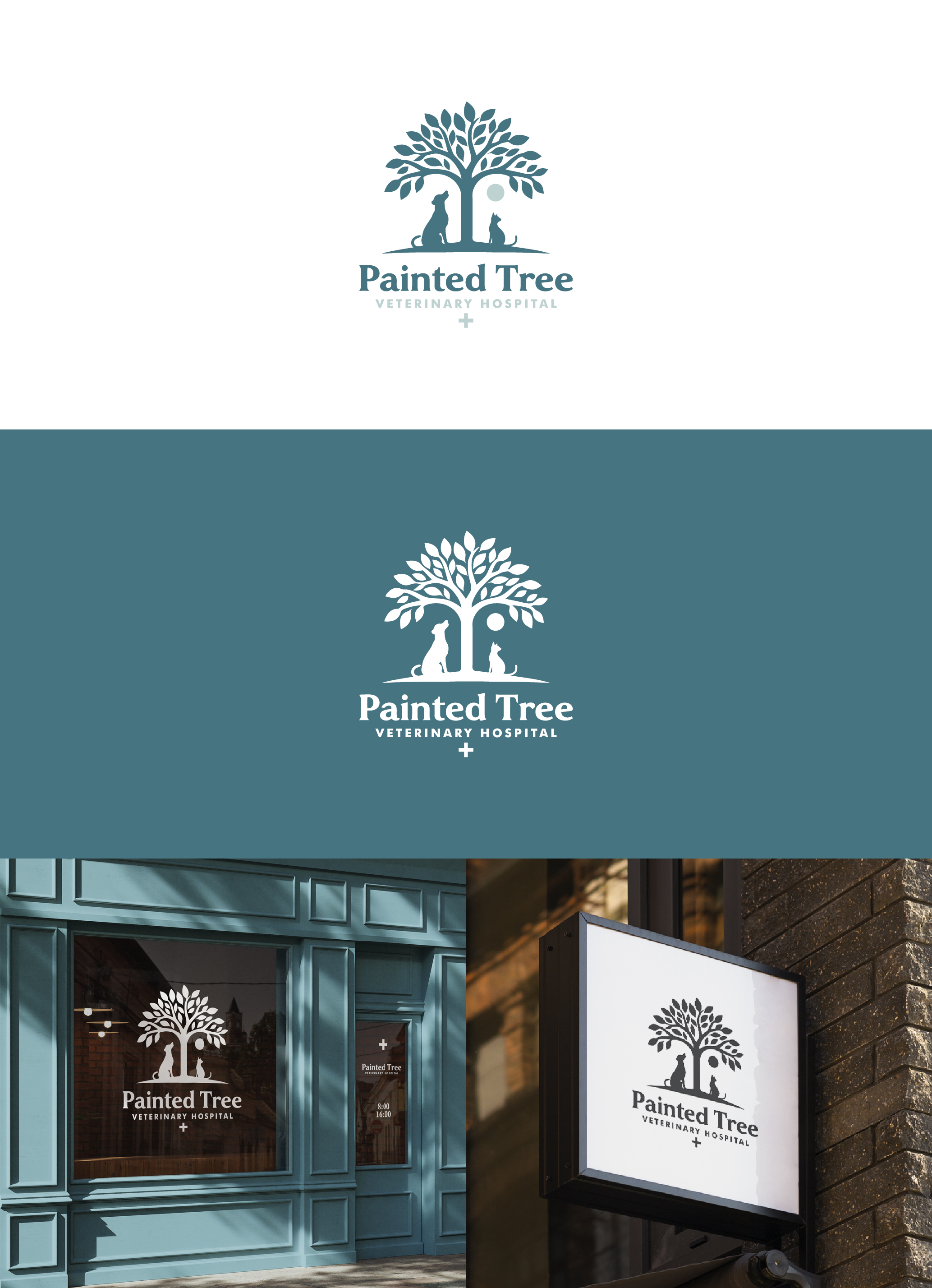 Logo Design by dai hui for Painted Tree Veterinary Hospital | Design #35275765