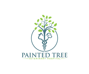 Logo Design by Impressive logo for Painted Tree Veterinary Hospital | Design: #35287834