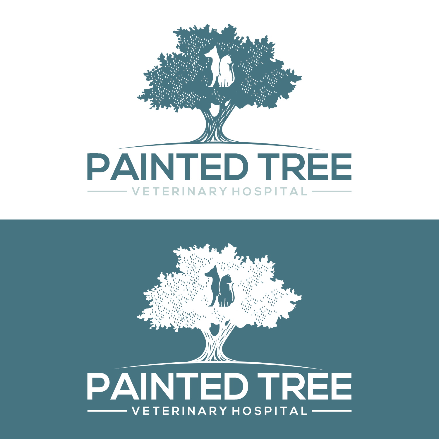 Logo Design by cah awu for Painted Tree Veterinary Hospital | Design #35274814