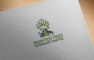 Logo Design by niajul hok for Painted Tree Veterinary Hospital | Design: #35284969