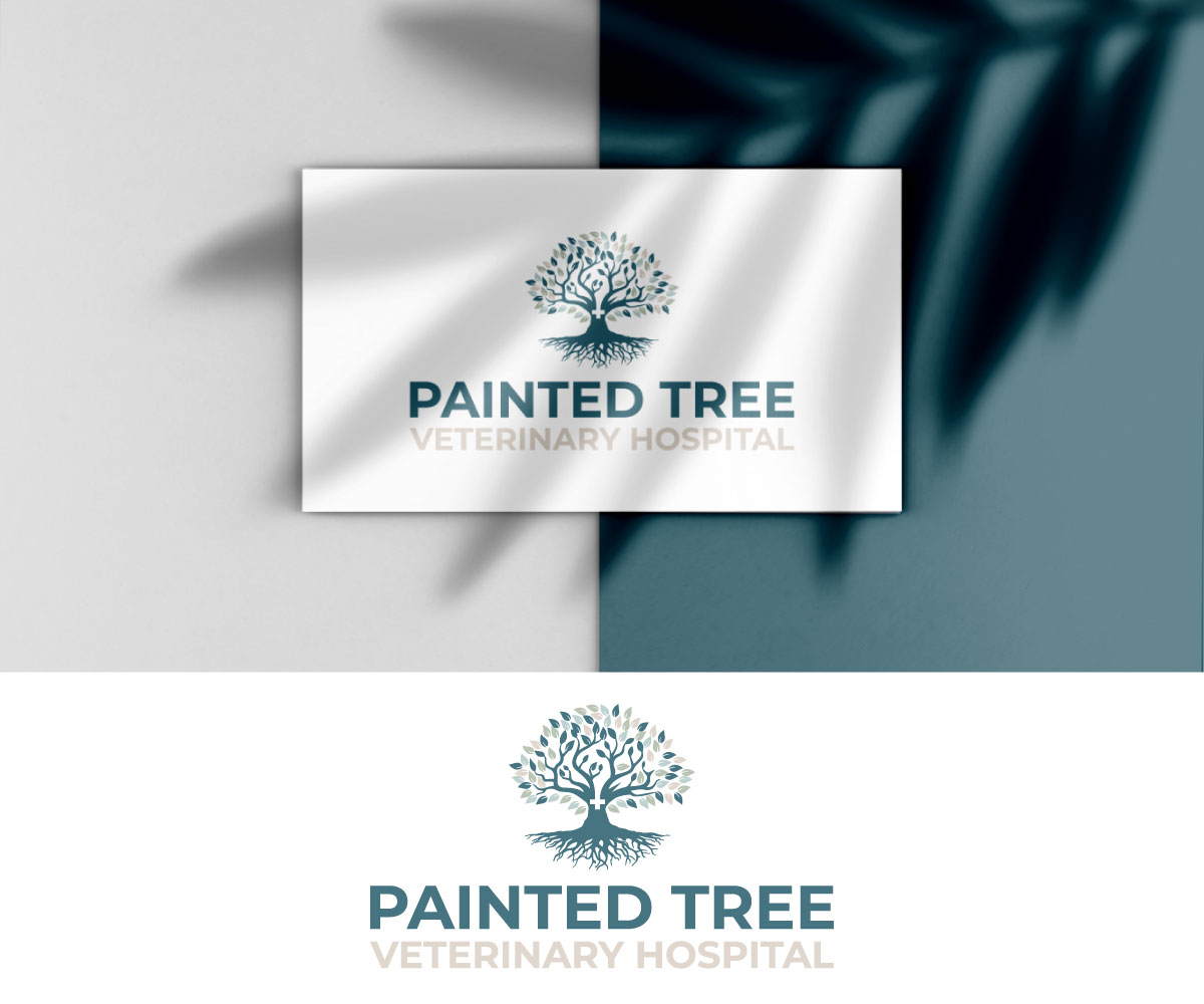 Logo Design by @imaginationsexpart for Painted Tree Veterinary Hospital | Design #35279864