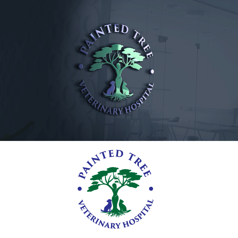Logo Design by VisionCraft™ for Painted Tree Veterinary Hospital | Design #35276339