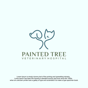 Logo Design by ander sky dc for Painted Tree Veterinary Hospital | Design: #35283618