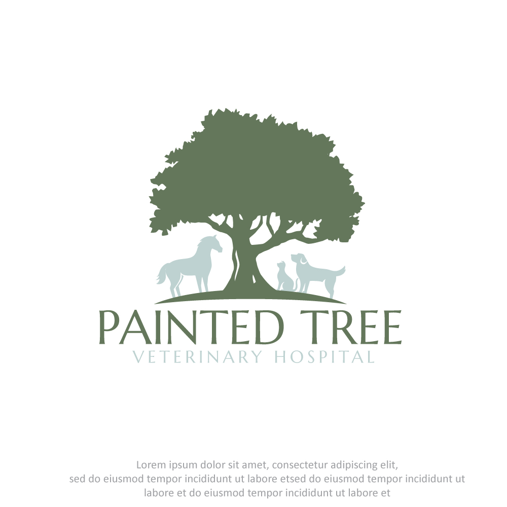 Logo Design by Anekaa for Painted Tree Veterinary Hospital | Design #35274431