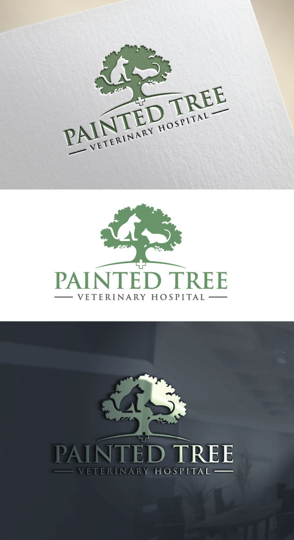 Diseño de Logo por AB design ..... para Painted Tree Veterinary Hospital | Diseño #35276002
