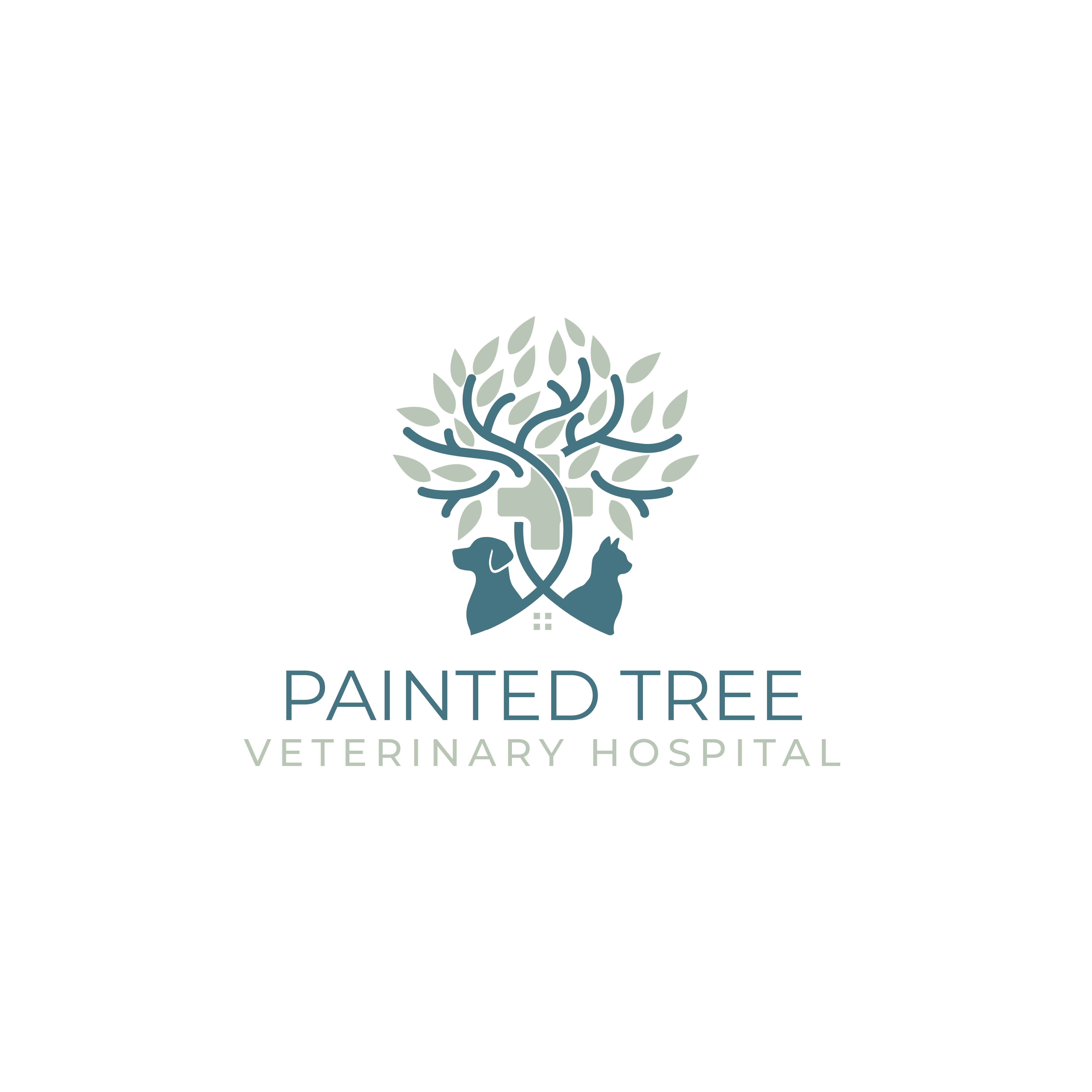 Diseño de Logo por joneerror para Painted Tree Veterinary Hospital | Diseño #35295809