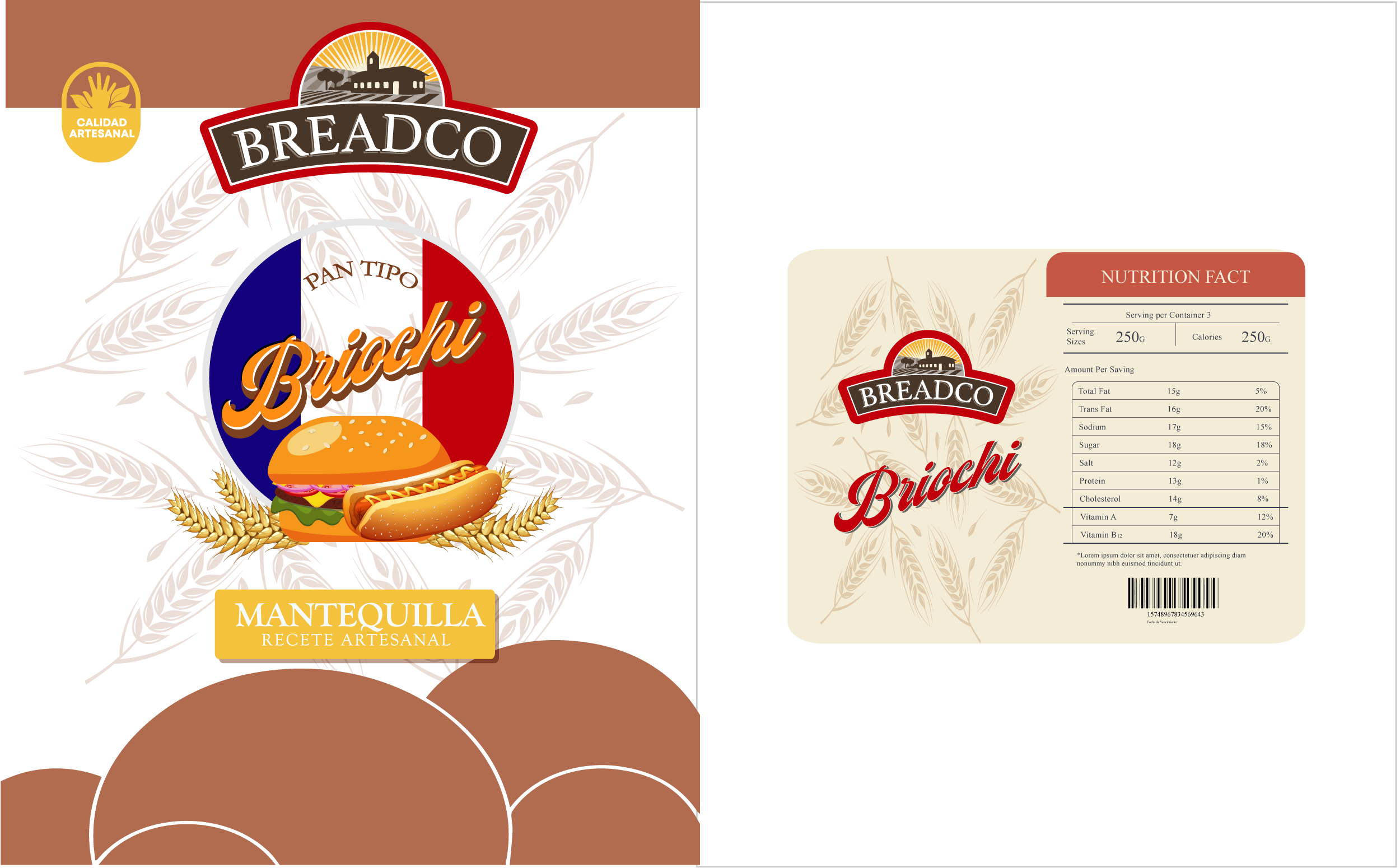 Graphic Design by LAONE for Comercial Bread SA de CV | Design #35311627